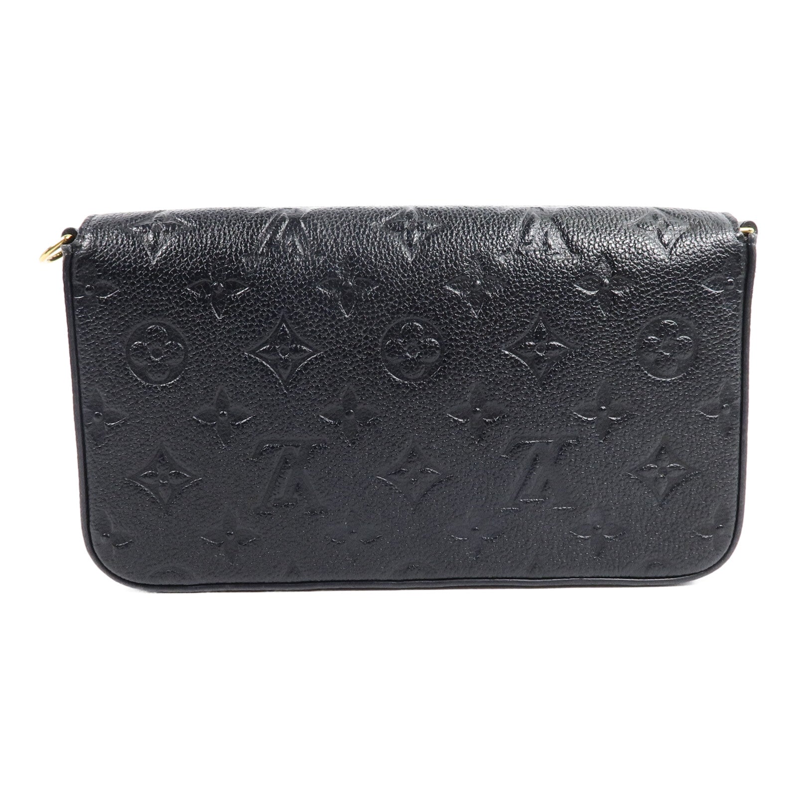 LOUIS VUITTON Monogram Empreinte Felicie Pochette鏈帶肩背袋