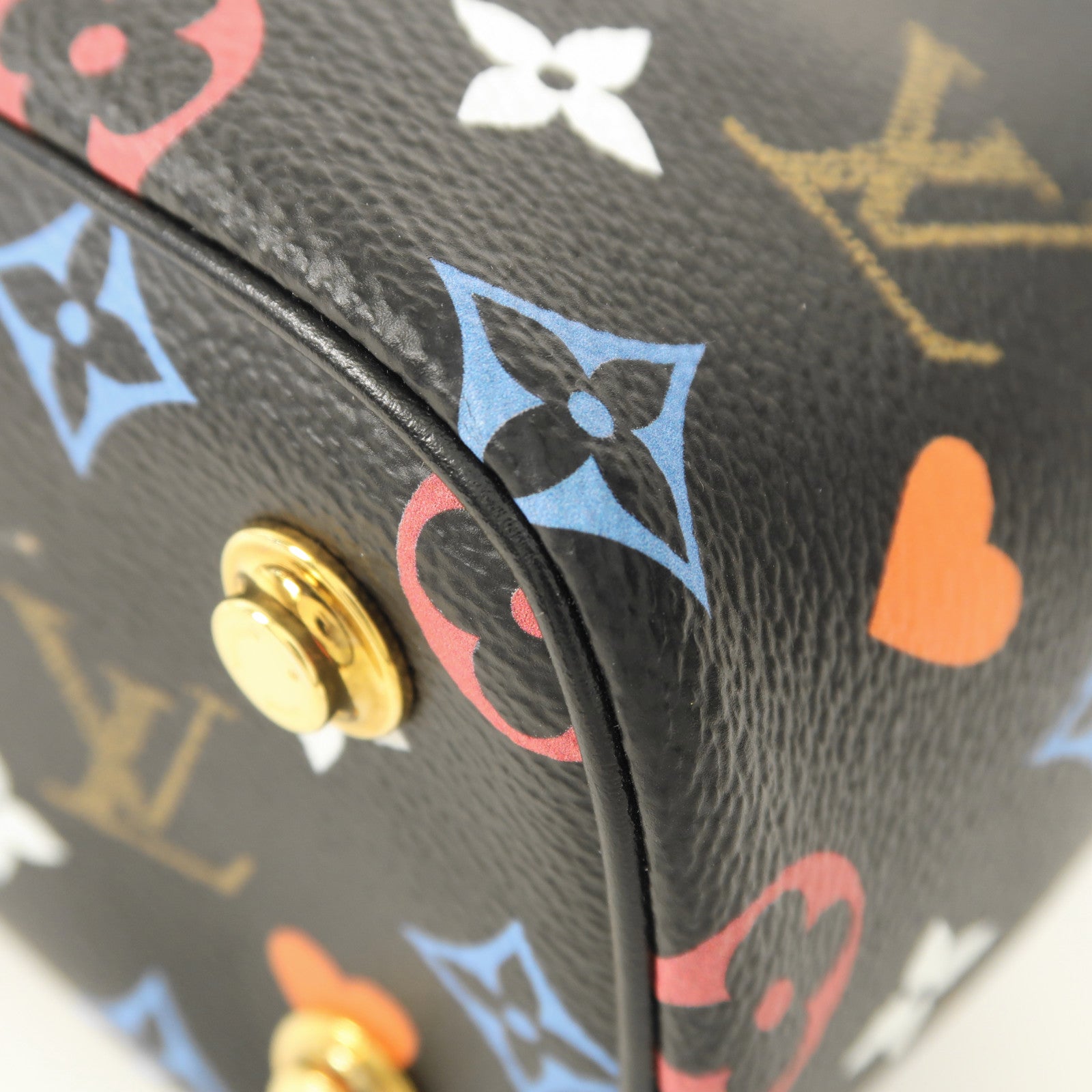 LOUIS VUITTON Monogram Game On Vanity金扣鏈帶肩背袋