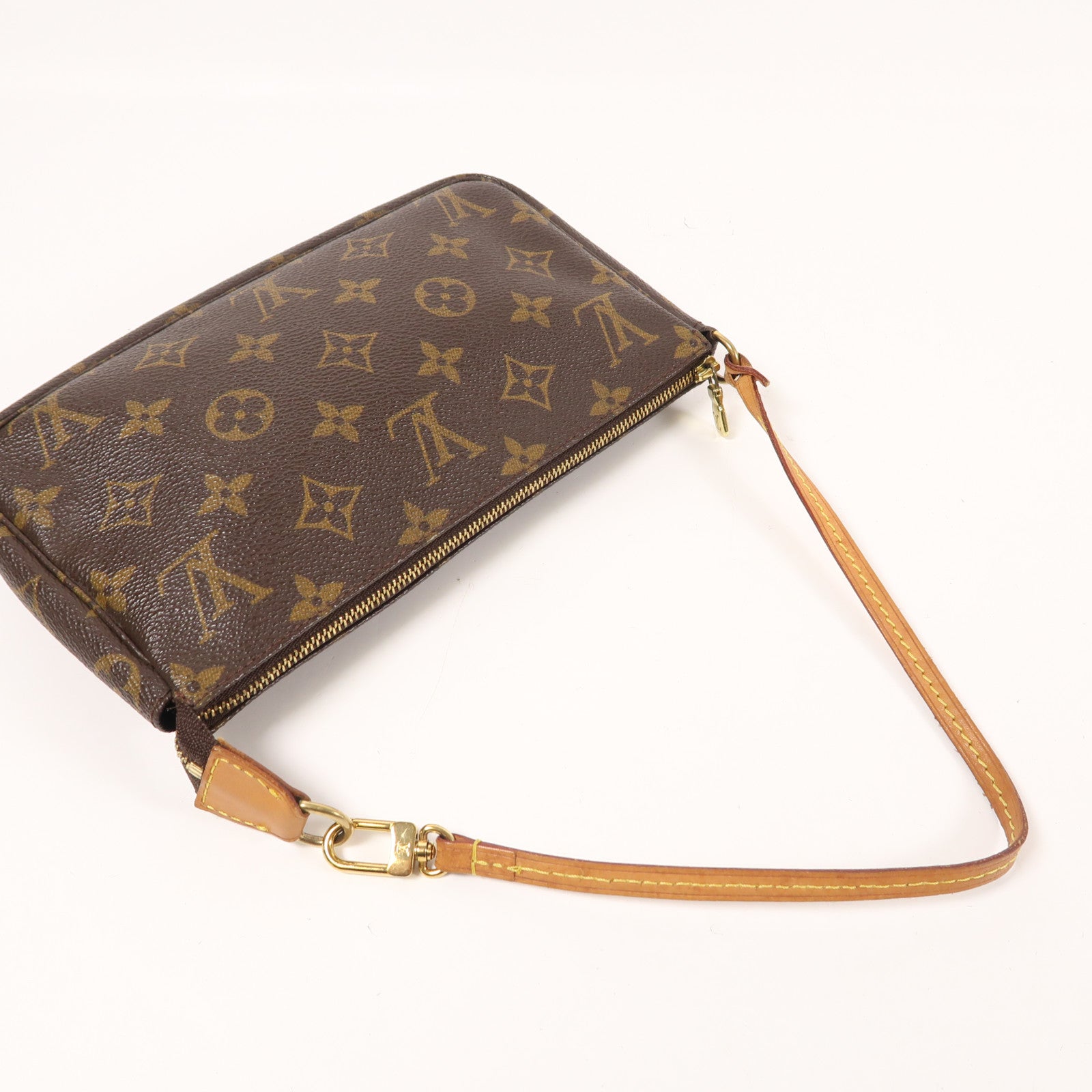 LOUIS VUITTON Monogram Pochette Accessoires金扣手拿包
