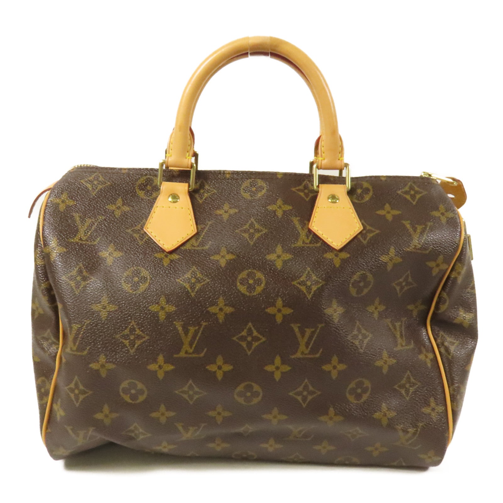 LOUIS VUITTON Monogram Speedy 30金扣手挽袋