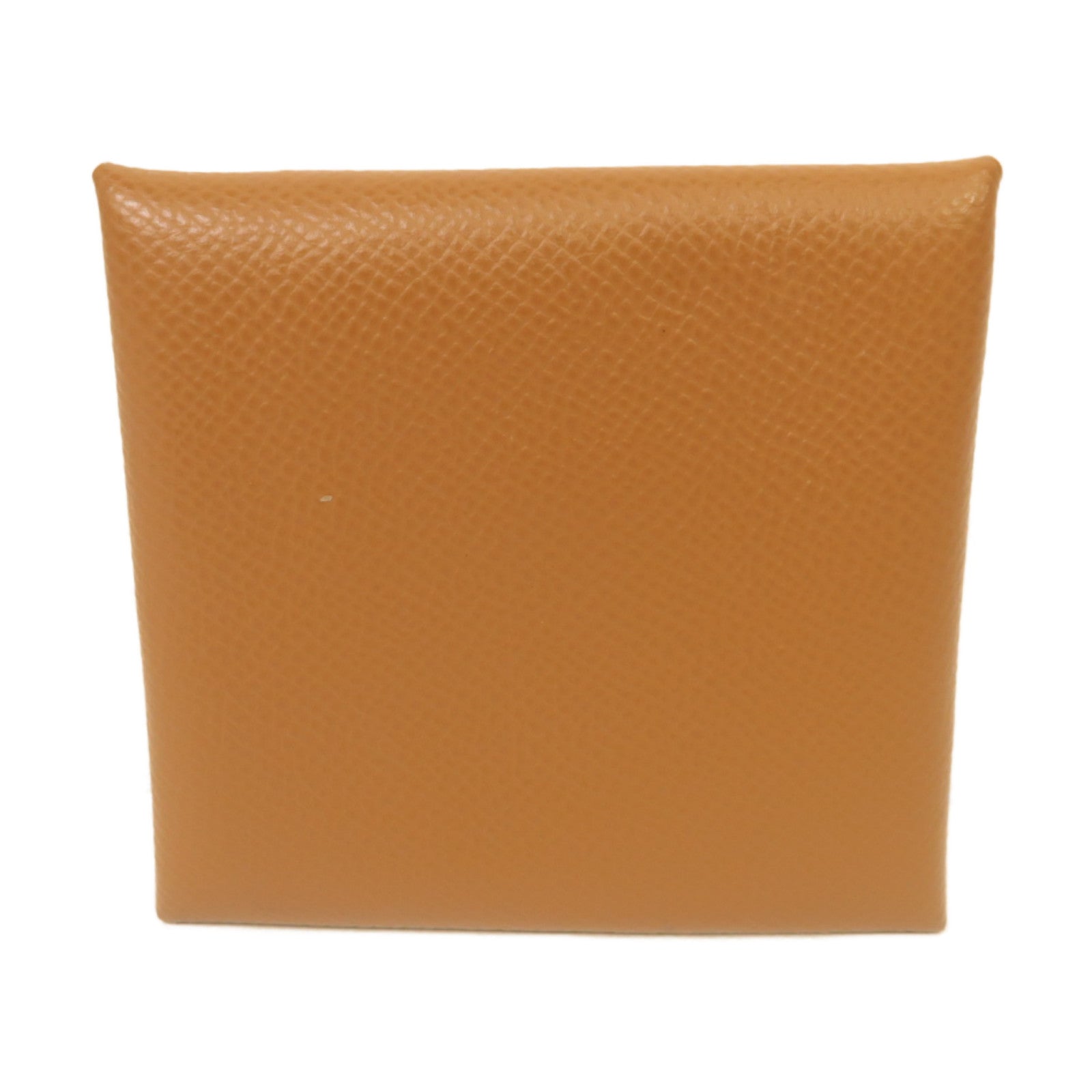 HERMES 【激減優惠】Epsom皮革Bastia Coin Case銀扣零錢包棕色