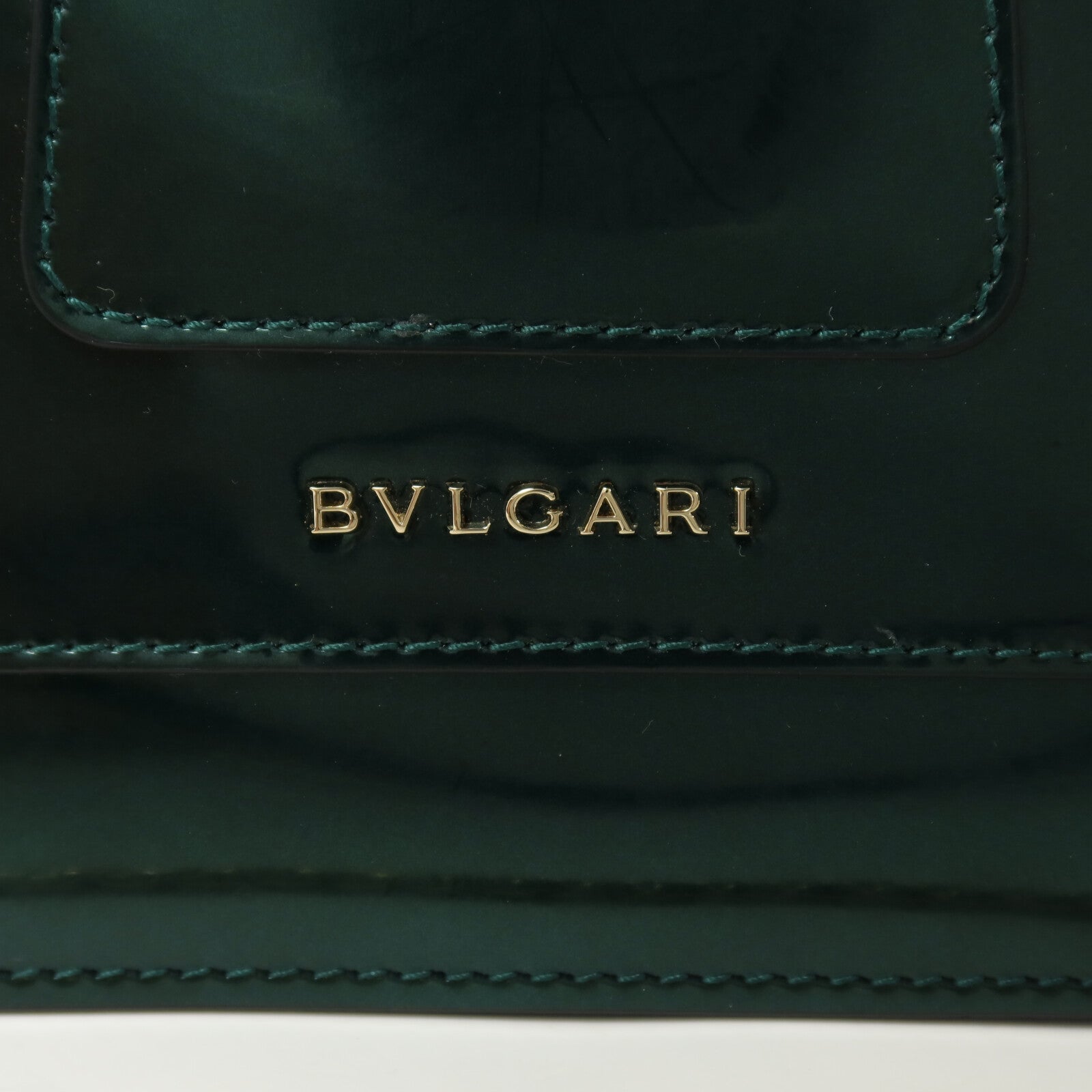 BVLGARI 漆皮皮革Serpenti Forever鏈帶手挽肩背兩用袋