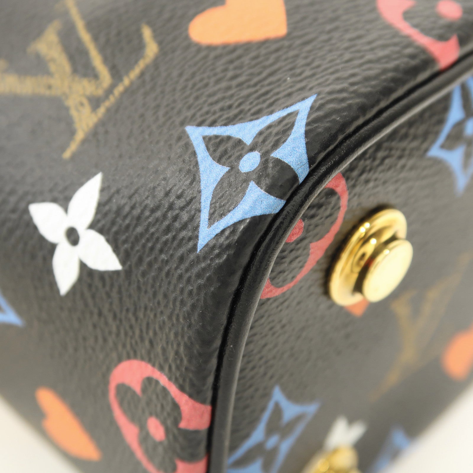 LOUIS VUITTON Monogram Game On Vanity金扣鏈帶肩背袋