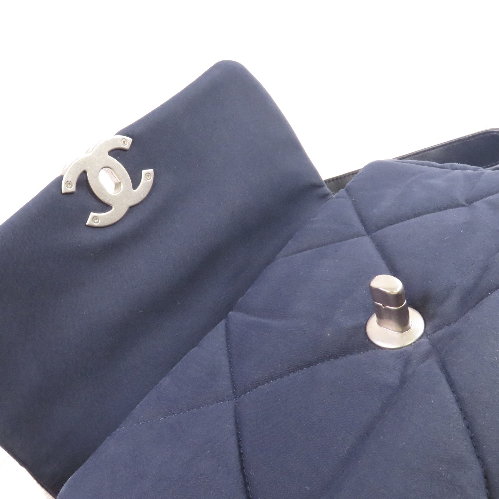 CHANEL 【激減優惠】菱格帆布Chanel 19 Chain Shoulder Bag鏈帶手挽肩背兩用袋寶藍色