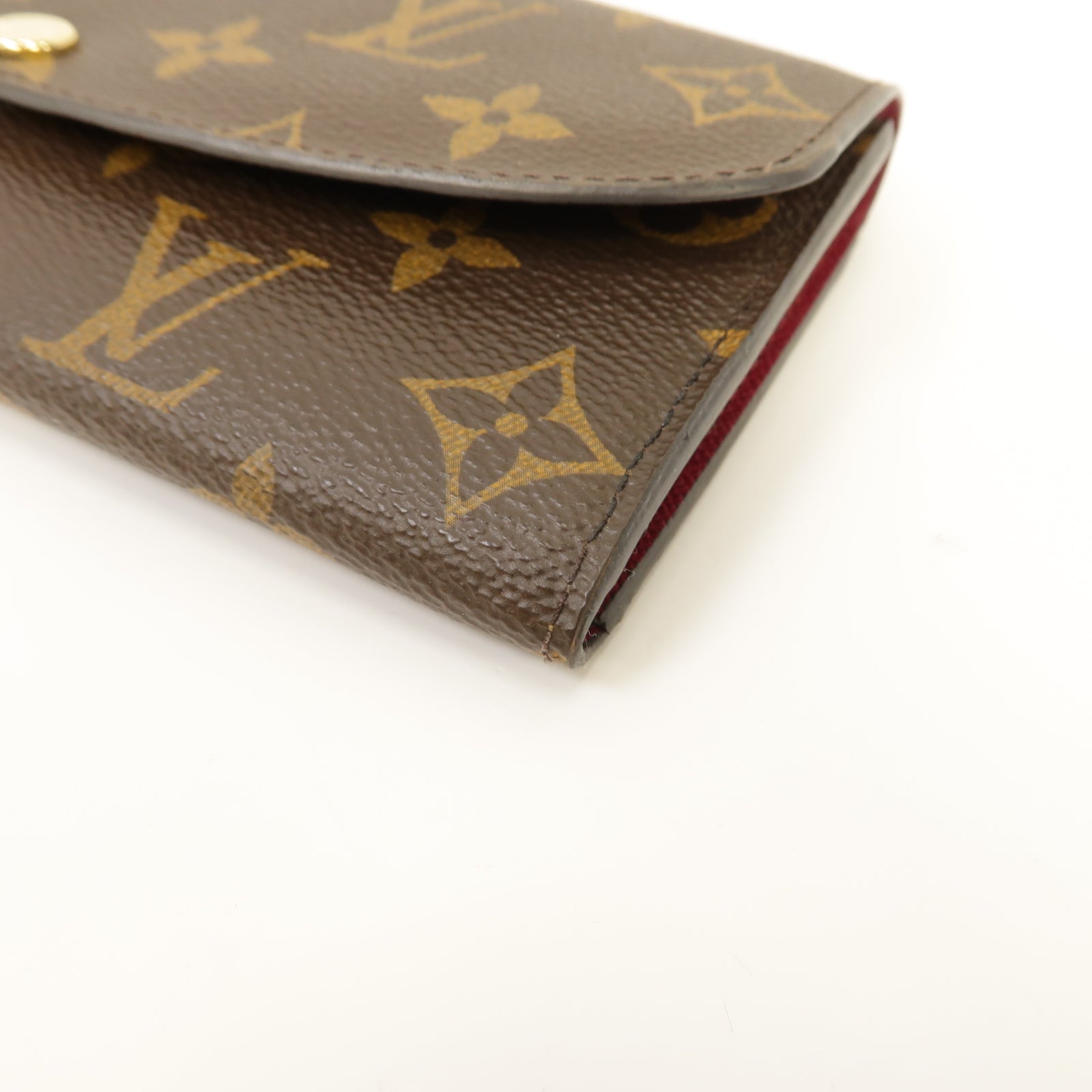 LOUIS VUITTON Monogram Emilie Wallet金扣長錢包棕色