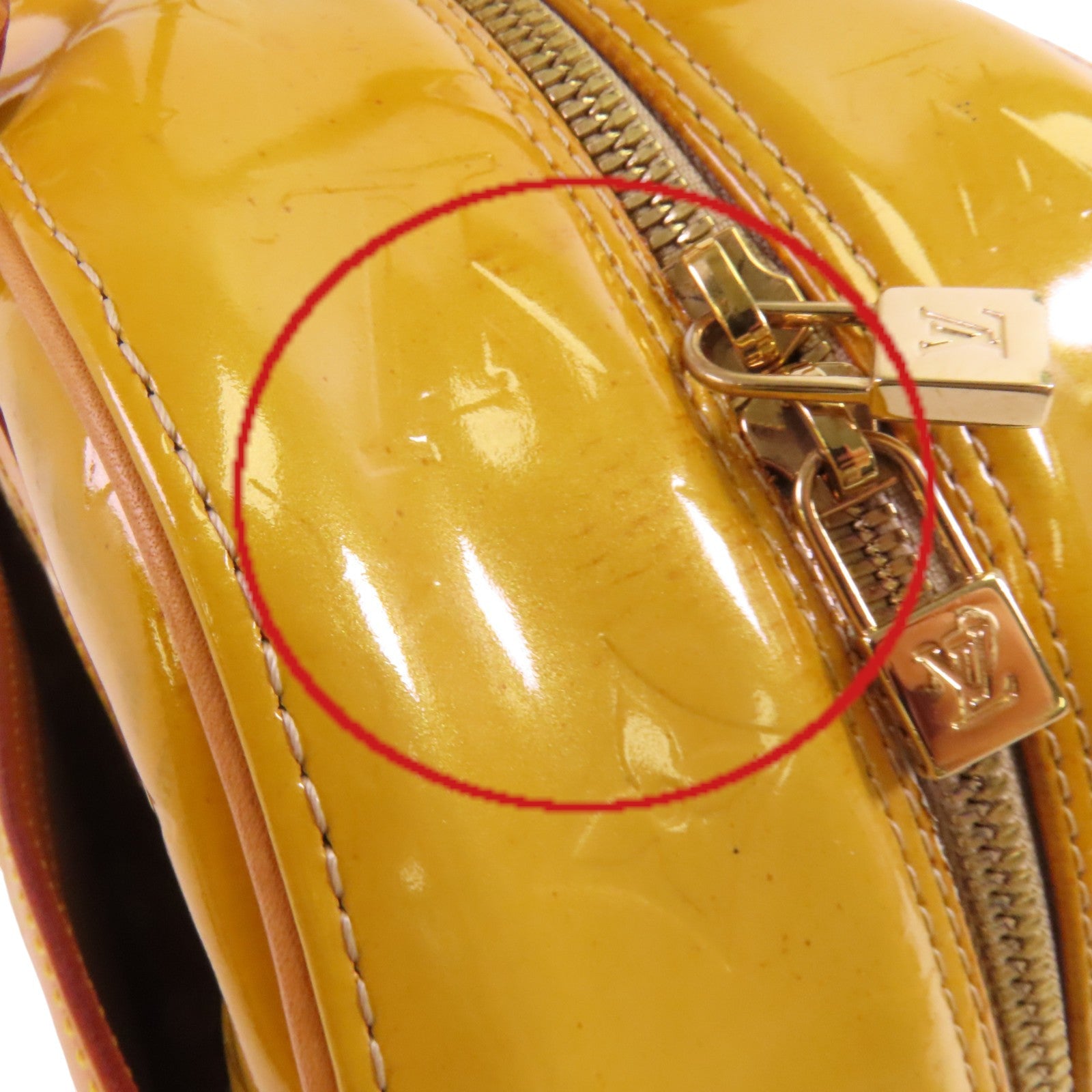 LOUIS VUITTON 【激減優惠】Monogram Vernis Tompkins Square金扣手挽袋