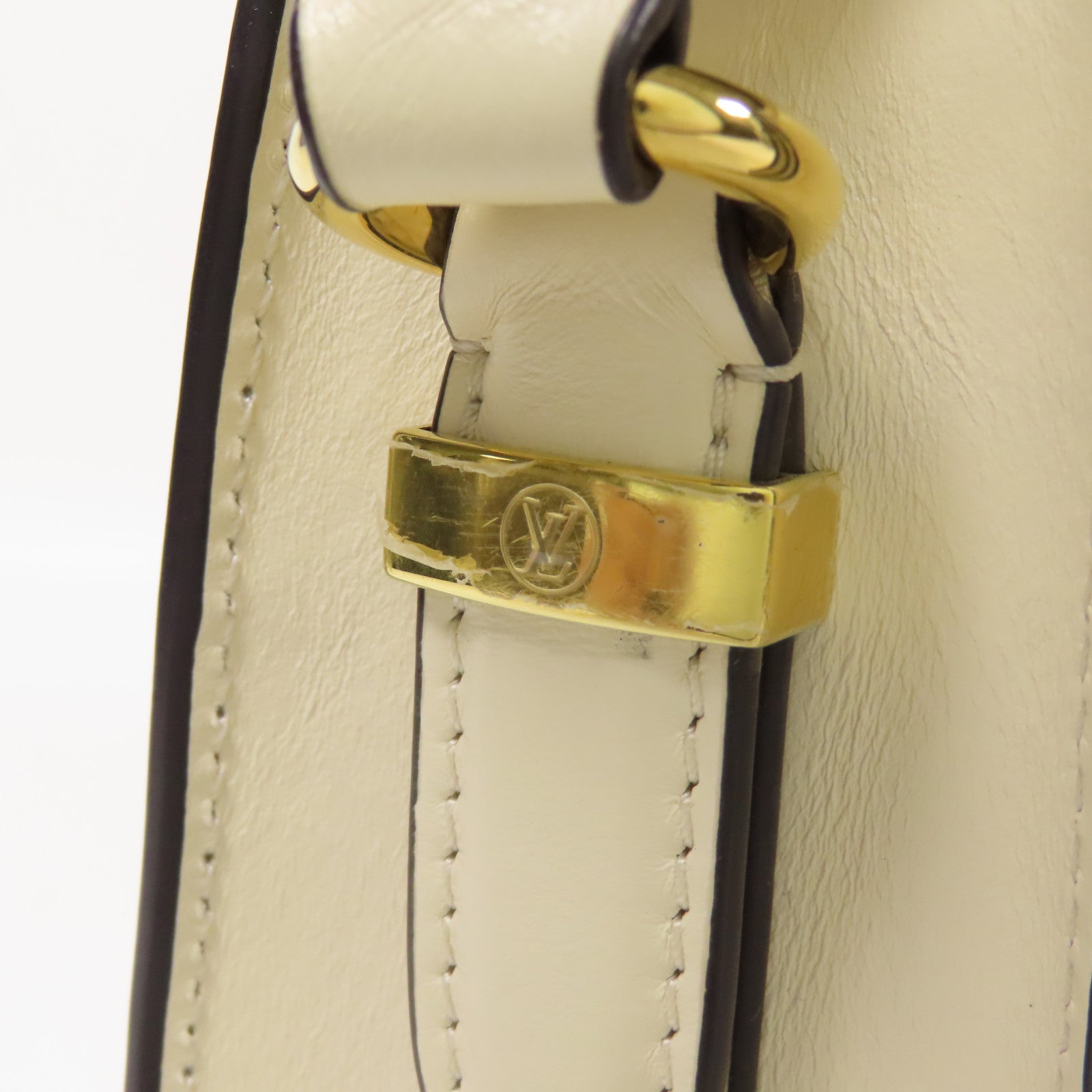 LOUIS VUITTON 牛皮皮革Pont 9金扣肩背袋