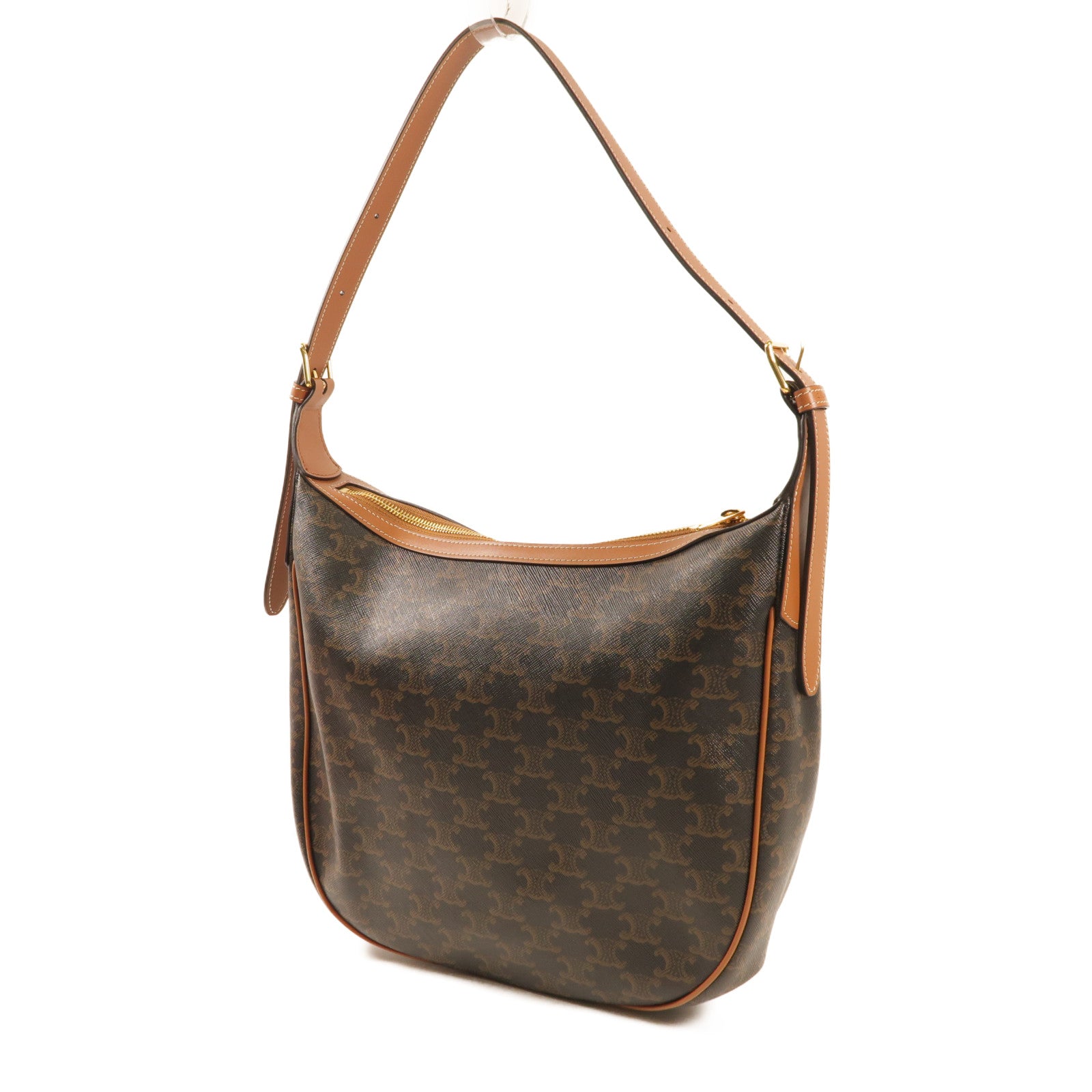 CELINE 帆布Heloise Triomphe Bag肩背袋