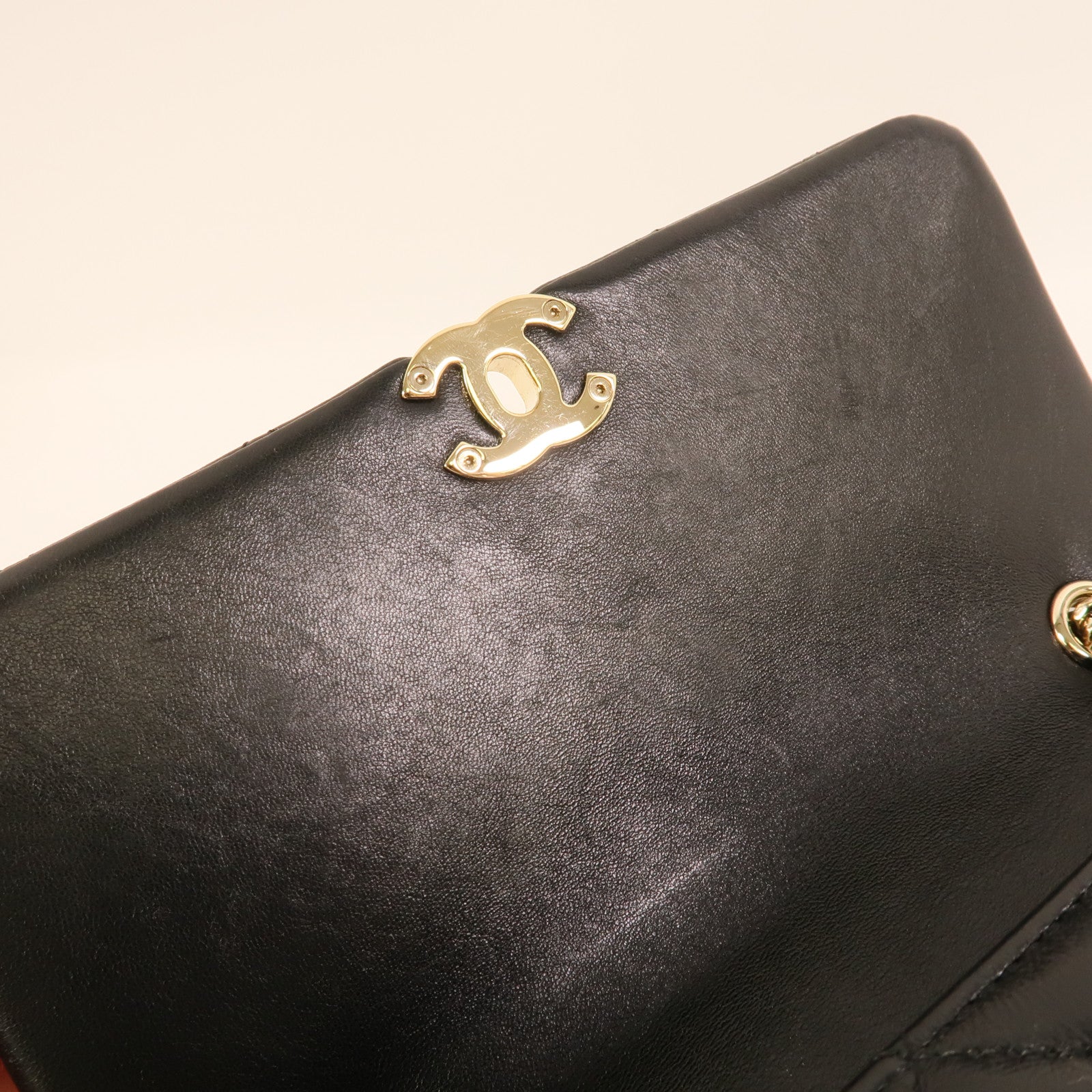 CHANEL 羊皮皮革Chain Shoulder肩背袋