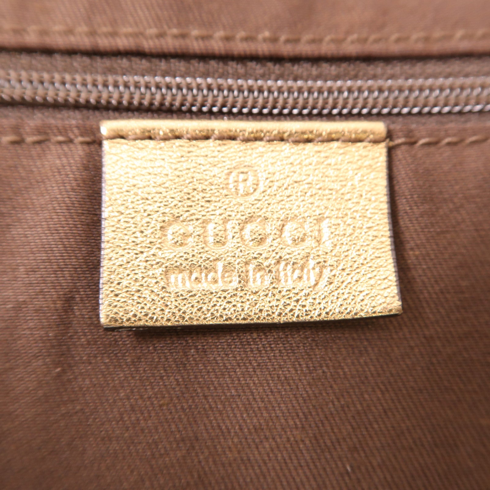 GUCCI 帆布Tote Bag金扣手挽袋