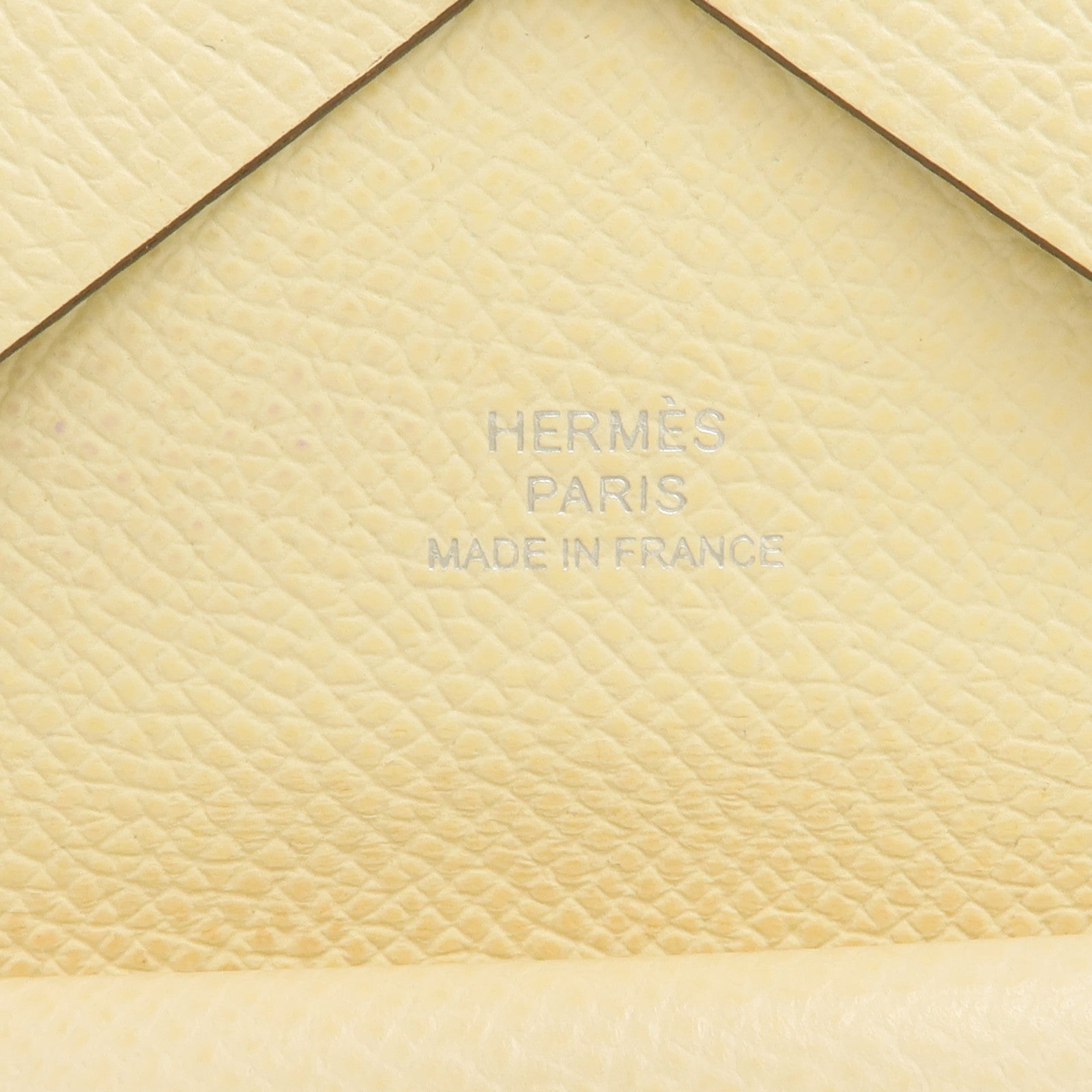 HERMES Epsom皮革Calvi Duo卡片套Nata