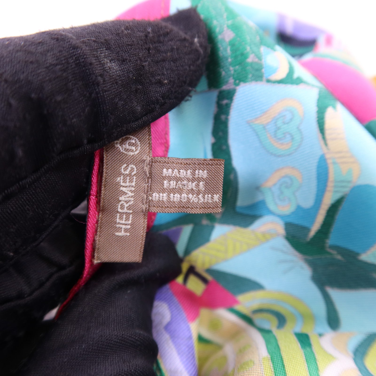 HERMES 絲質Petit H Shopping Bag手挽袋