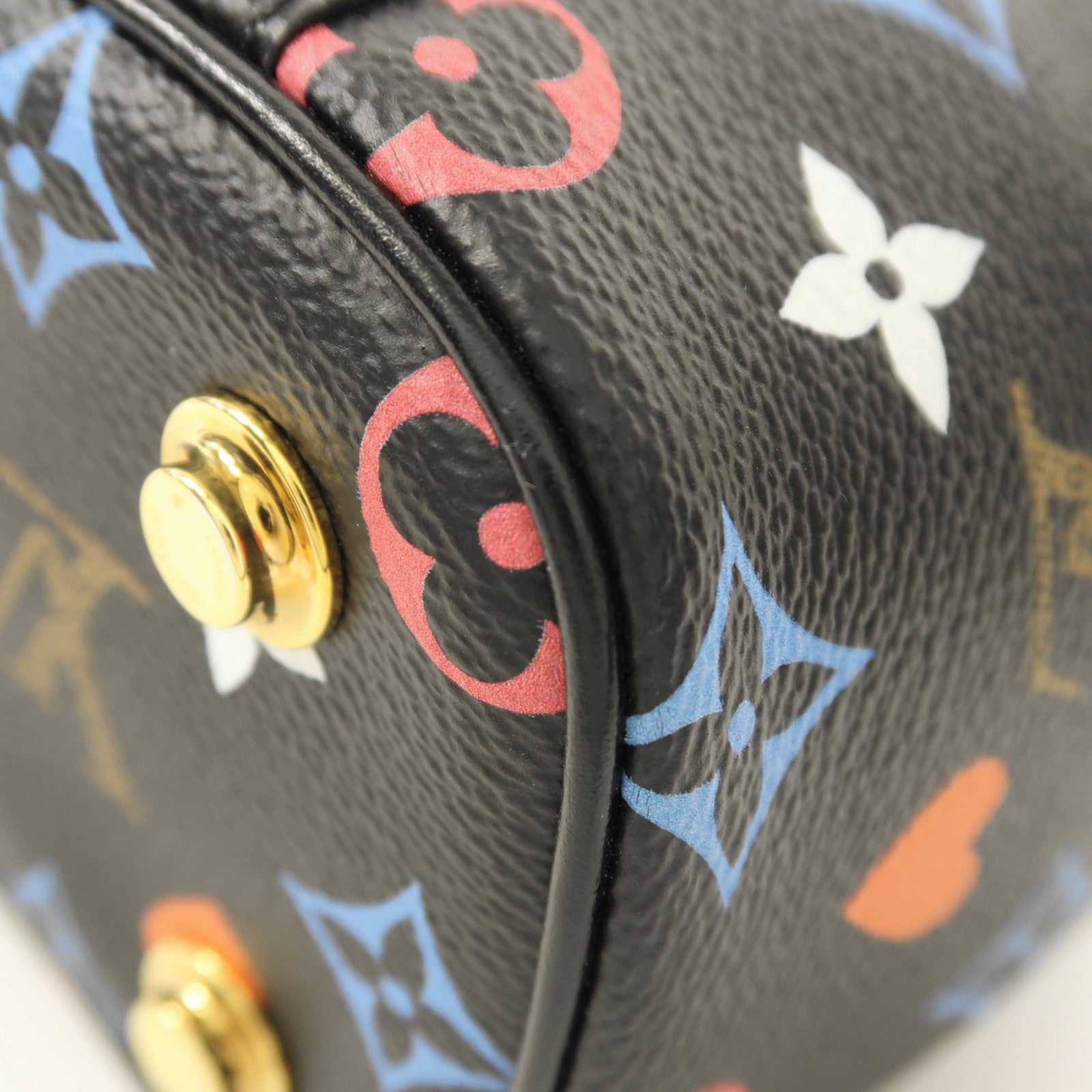 LOUIS VUITTON Monogram Game On Vanity金扣鏈帶肩背袋