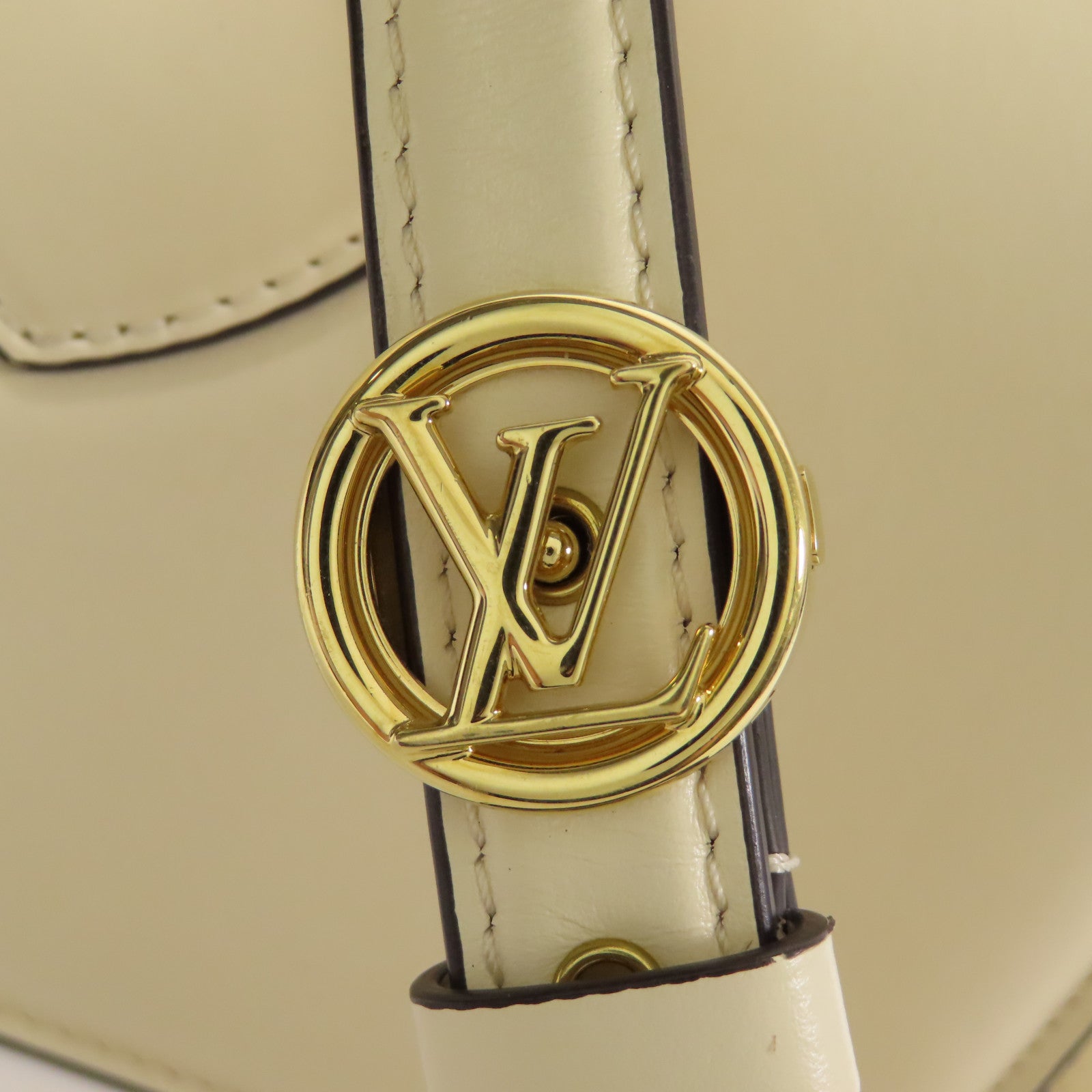 LOUIS VUITTON 牛皮皮革Pont 9金扣肩背袋