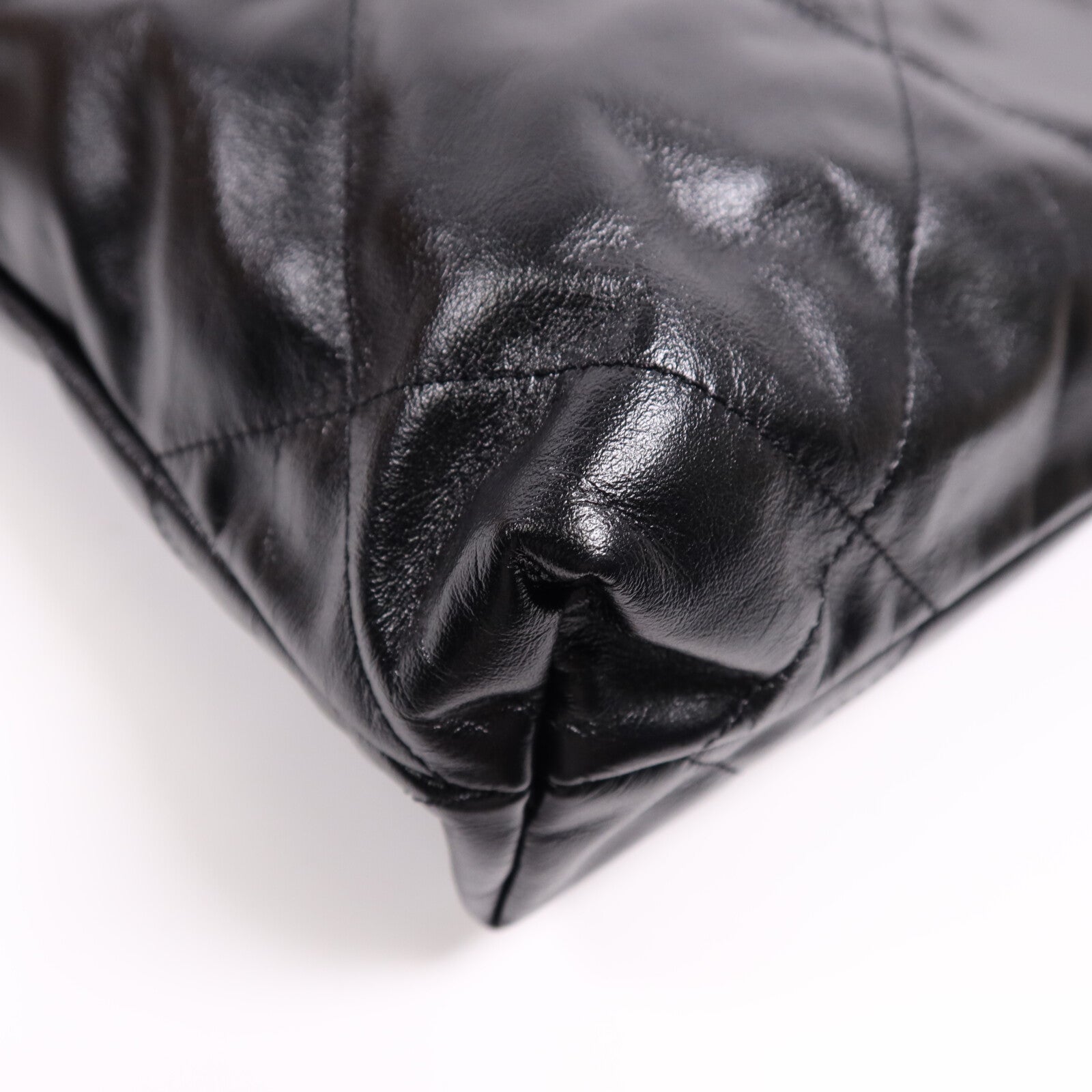 CHANEL 牛皮皮革Chanel 22 Small銀扣鏈帶肩背袋