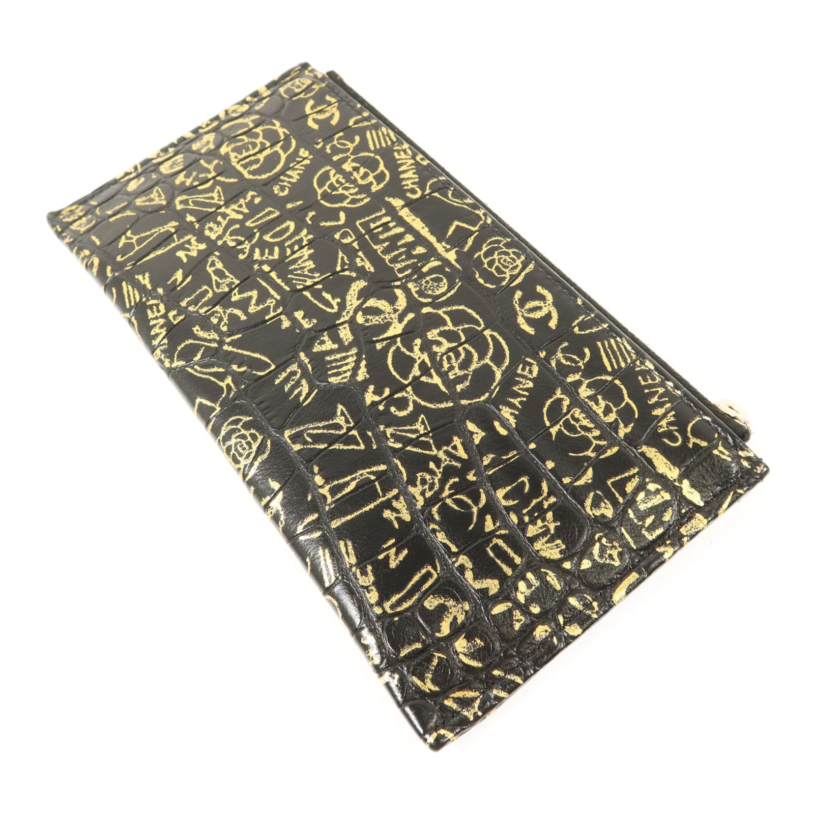 CHANEL 牛皮皮革2.55 Wallet金扣長錢包
