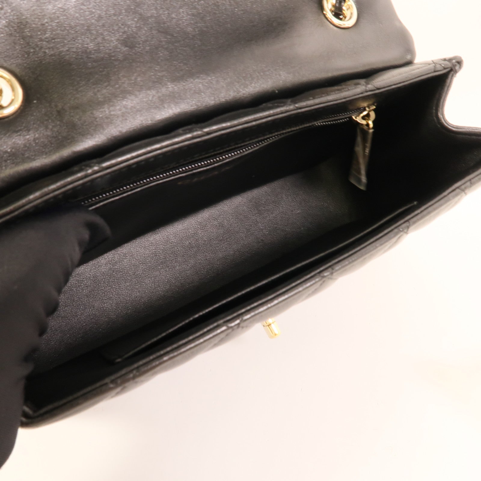 CHANEL 羊皮皮革Chain Shoulder肩背袋