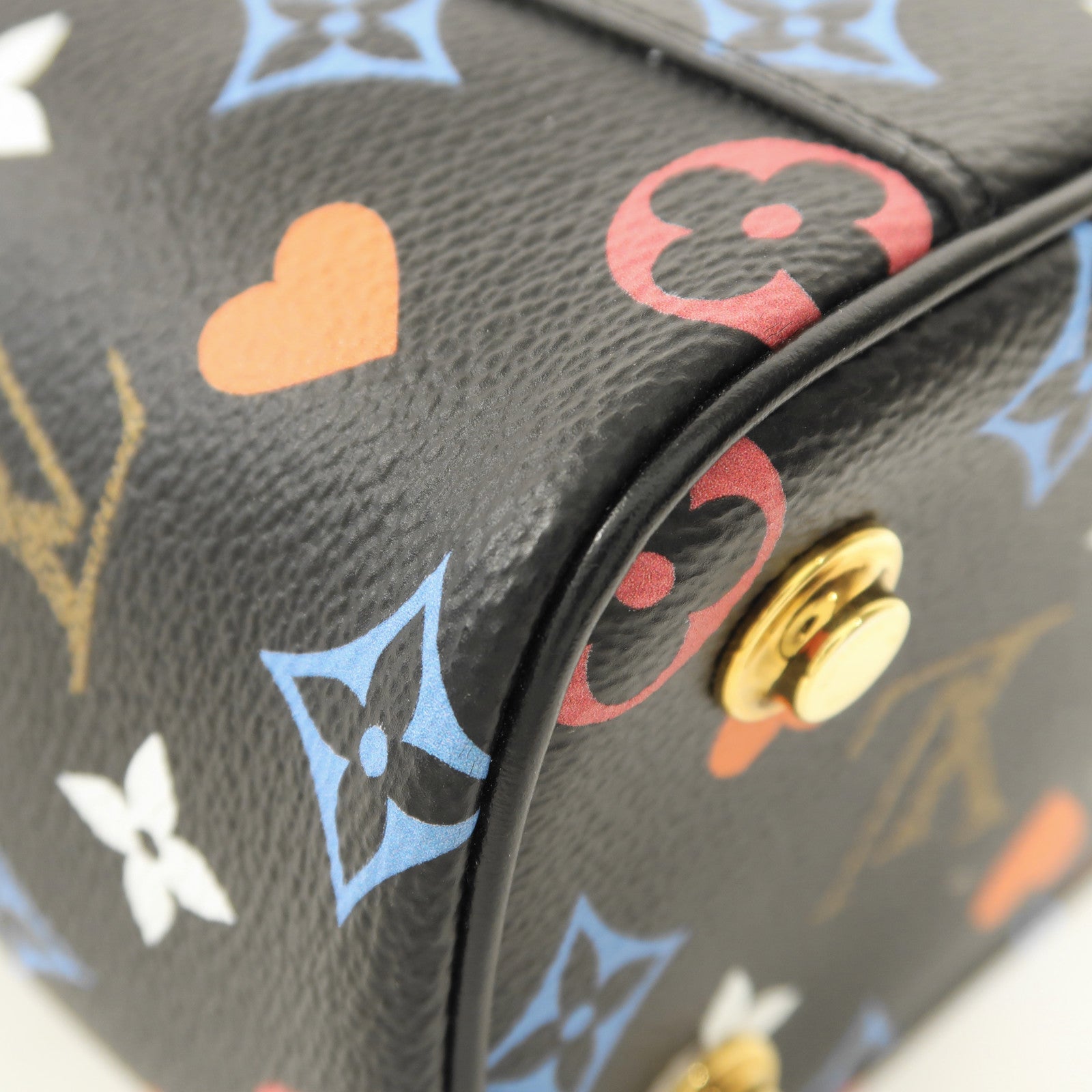 LOUIS VUITTON Monogram Game On Vanity金扣鏈帶肩背袋