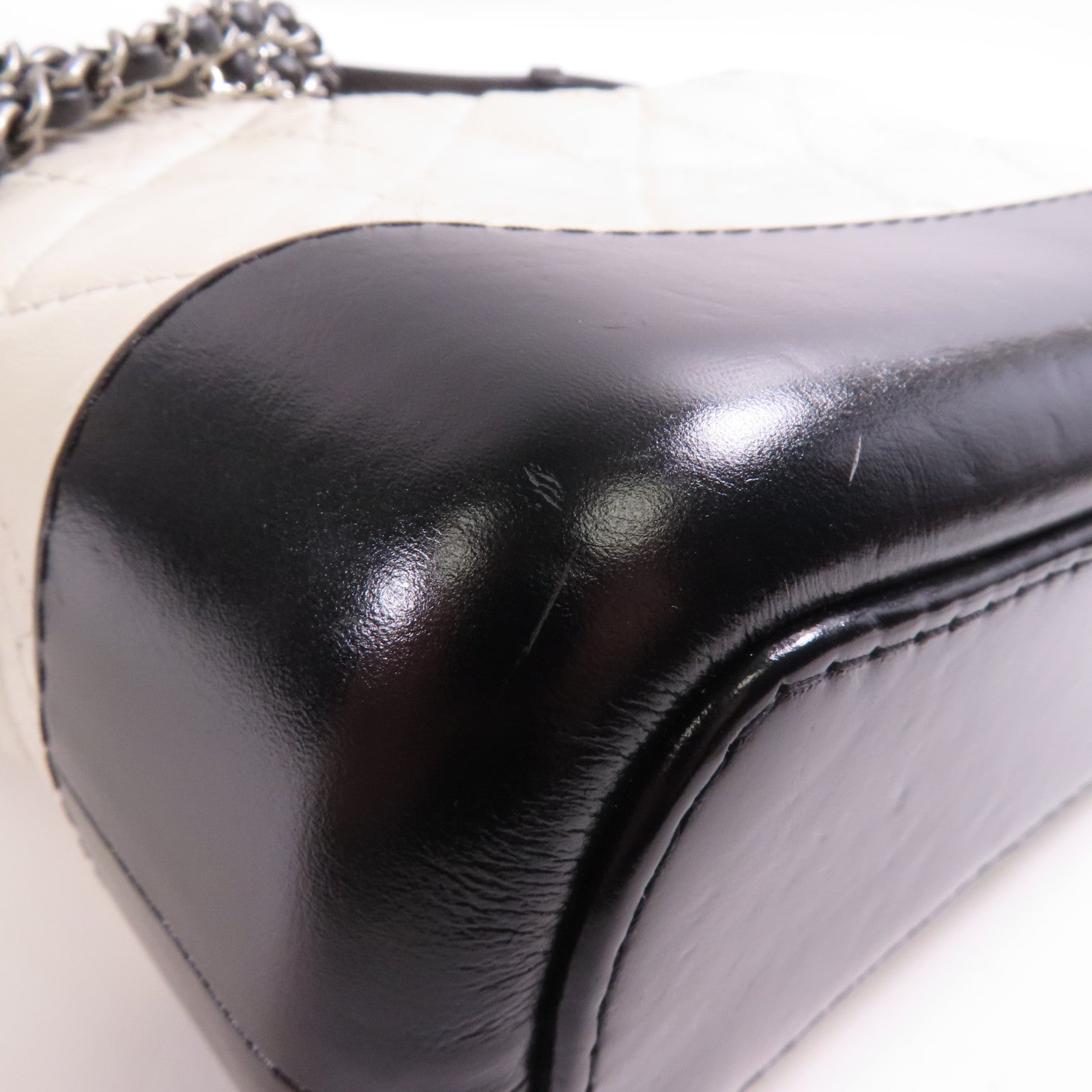 CHANEL 牛皮皮革Gabrielle Small金扣鏈帶肩背袋