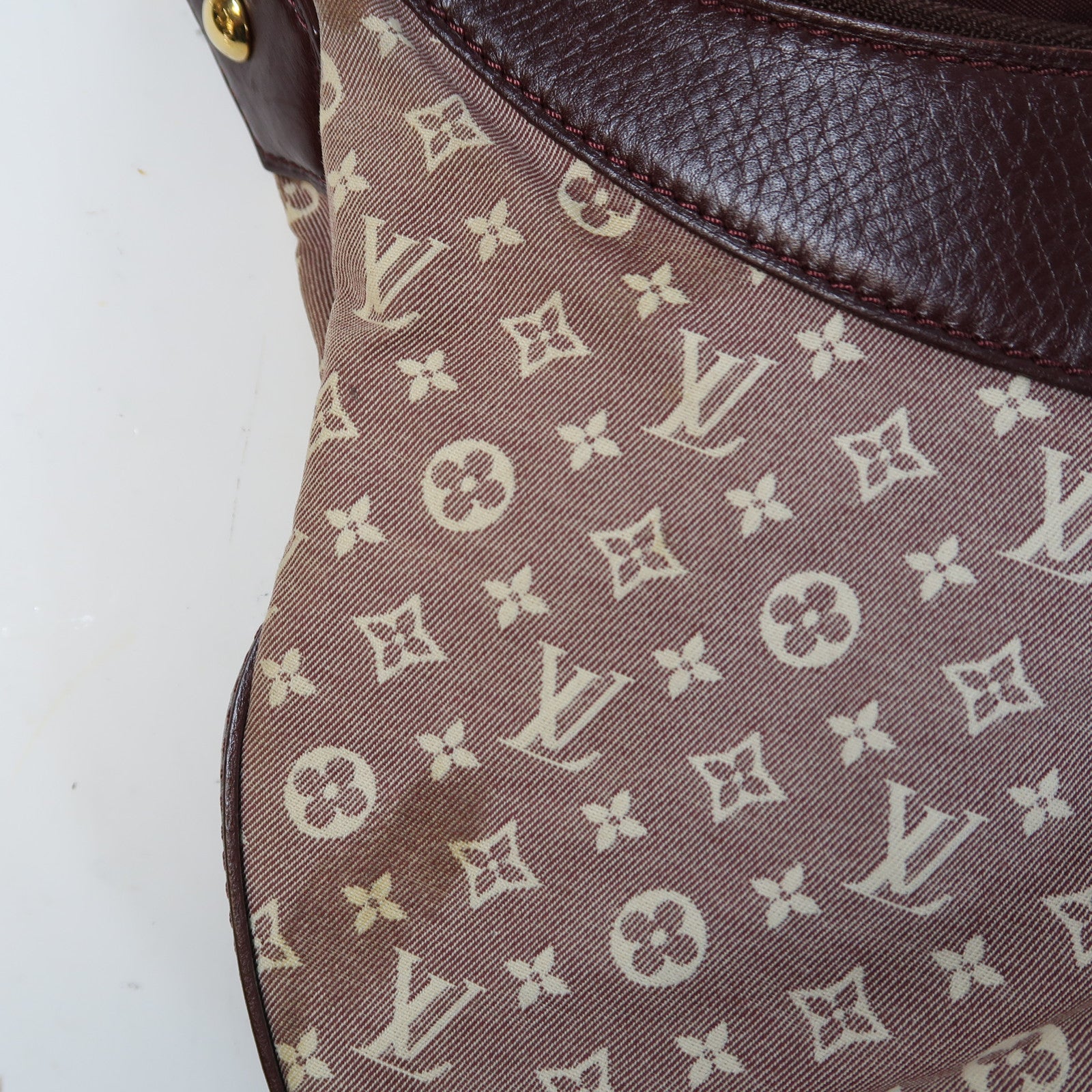 LOUIS VUITTON Monogram Idylle Rhapsody MM金扣肩背袋紅色