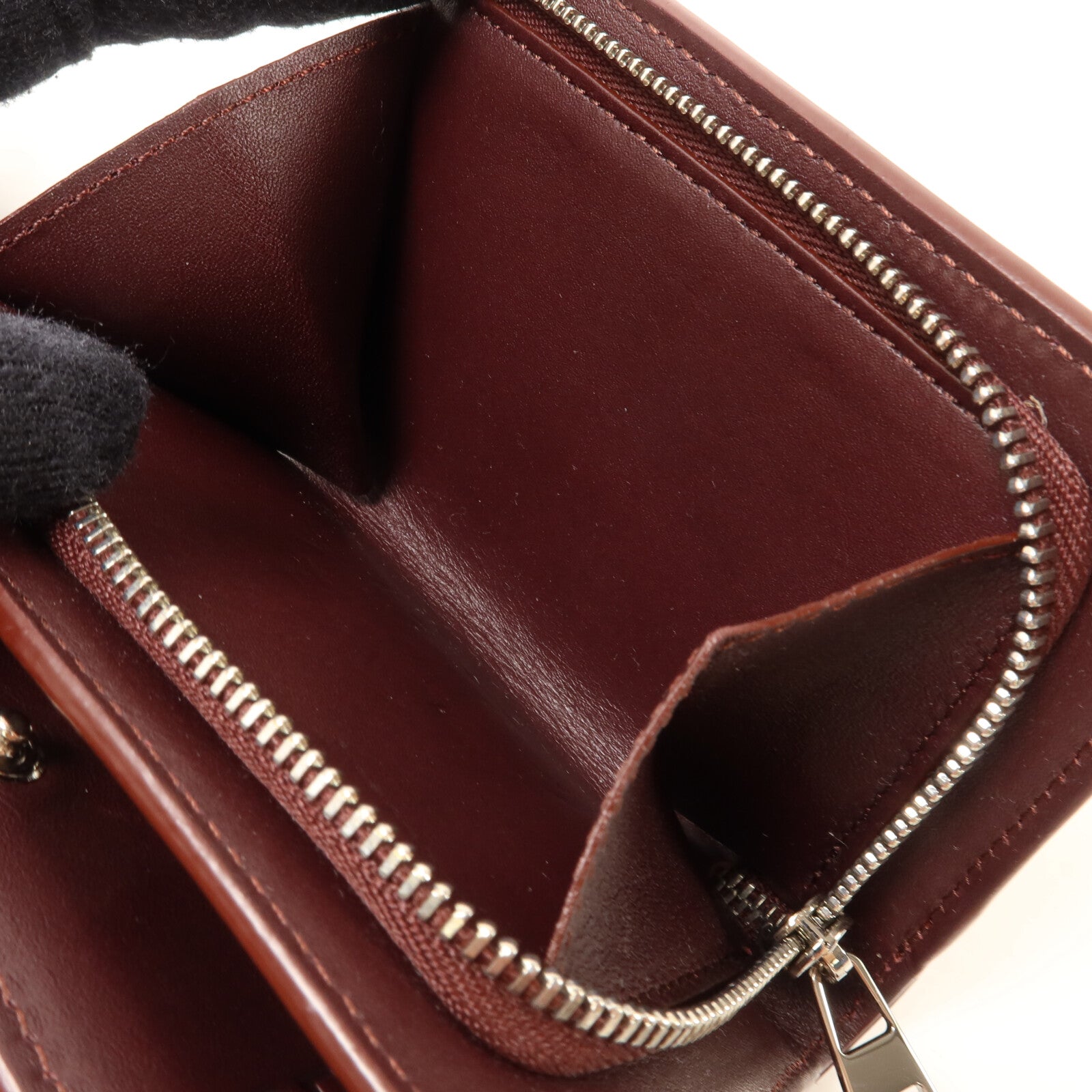 LOEWE 牛皮皮革Puzzle Slim Compact Wallet錢包