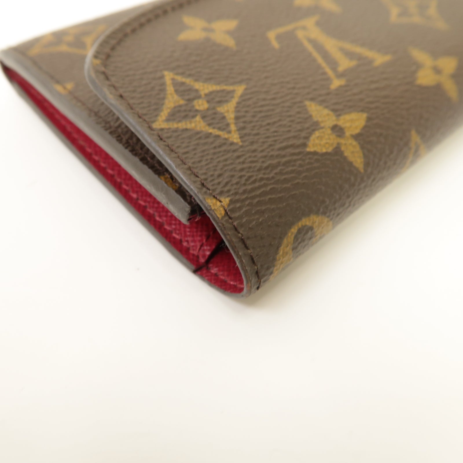 LOUIS VUITTON Monogram Emilie Wallet金扣長錢包棕色