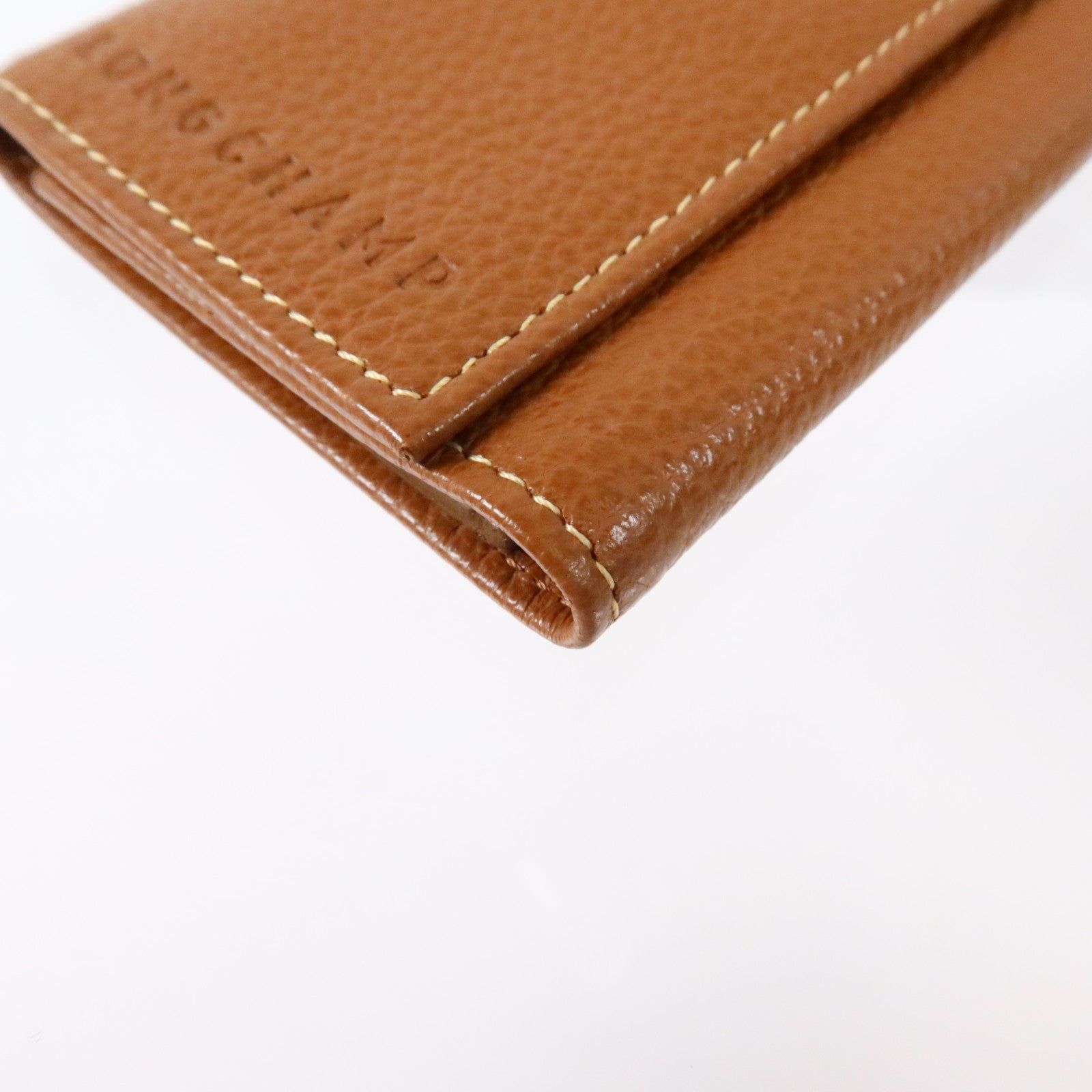 Longchamp 牛皮皮革Key case銀扣鎖匙套