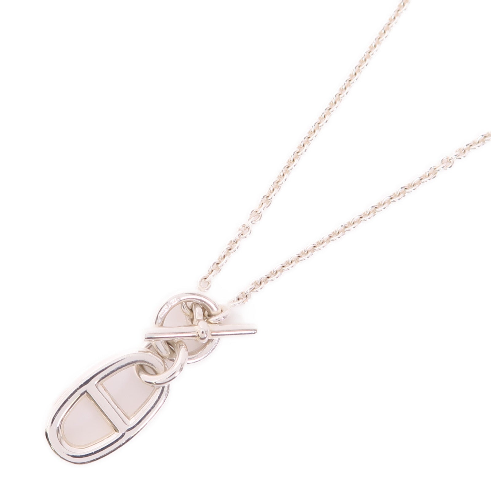HERMES 925純銀Chaine d'ancre Enchainee項鍊