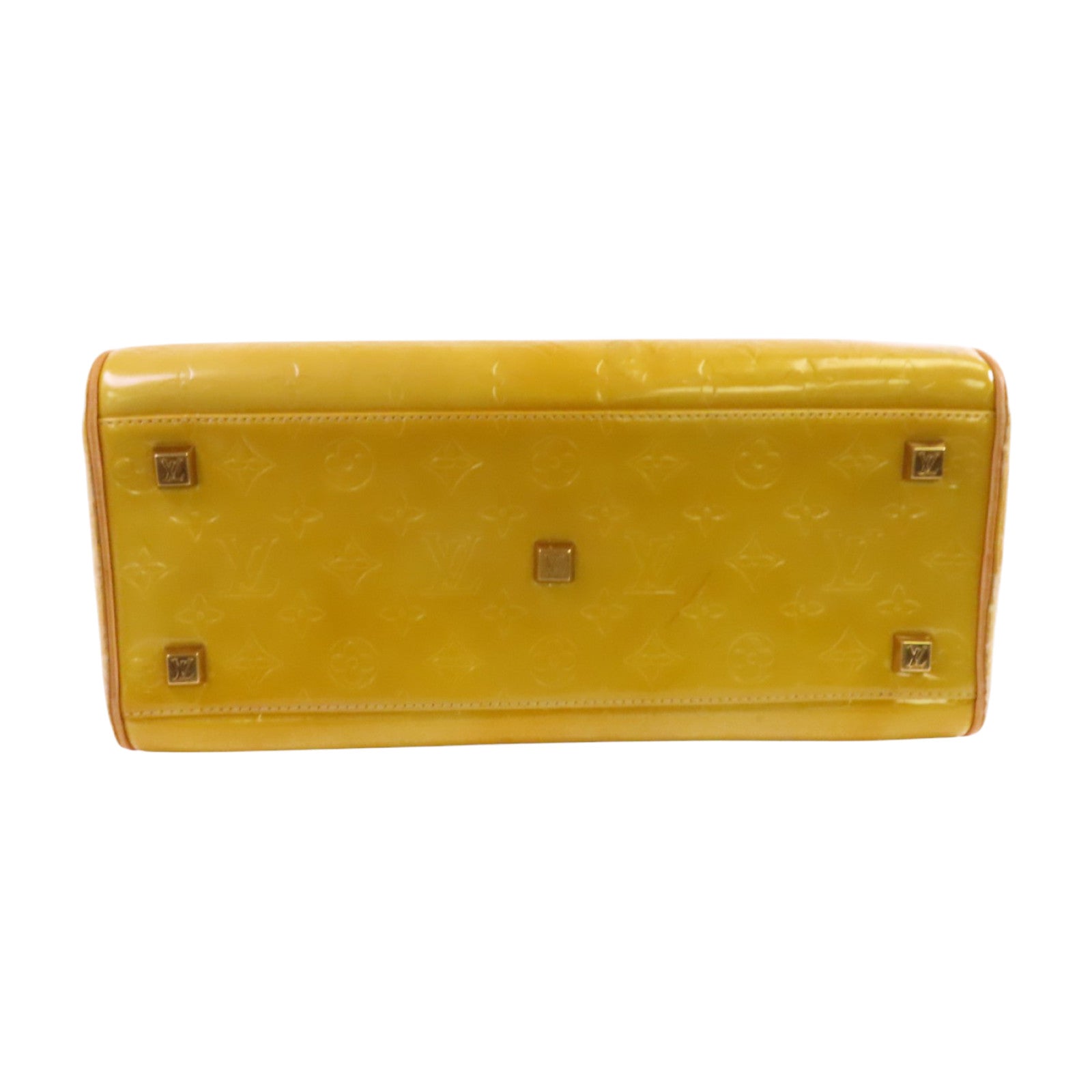 LOUIS VUITTON 【激減優惠】Monogram Vernis Tompkins Square金扣手挽袋