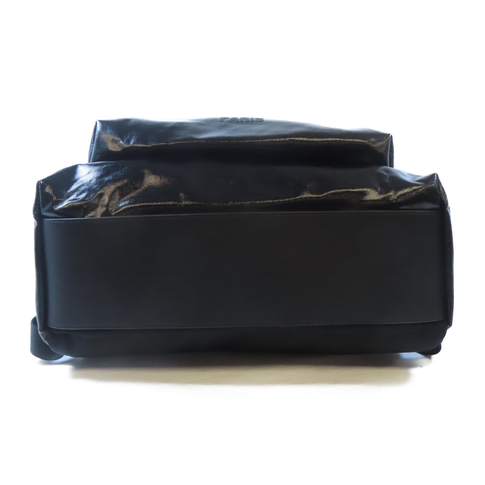 GIVENCHY PVC Backpack銀扣背包黑色