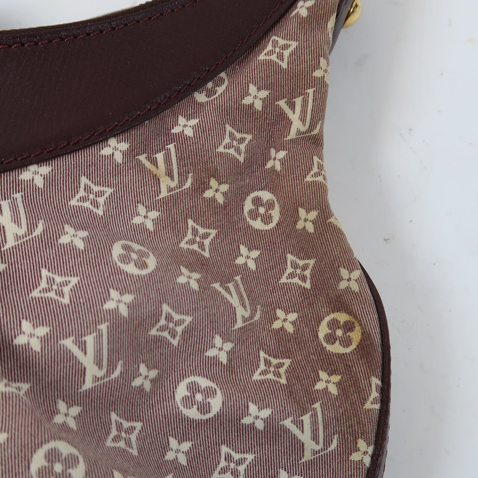 LOUIS VUITTON Monogram Idylle Rhapsody MM金扣肩背袋紅色