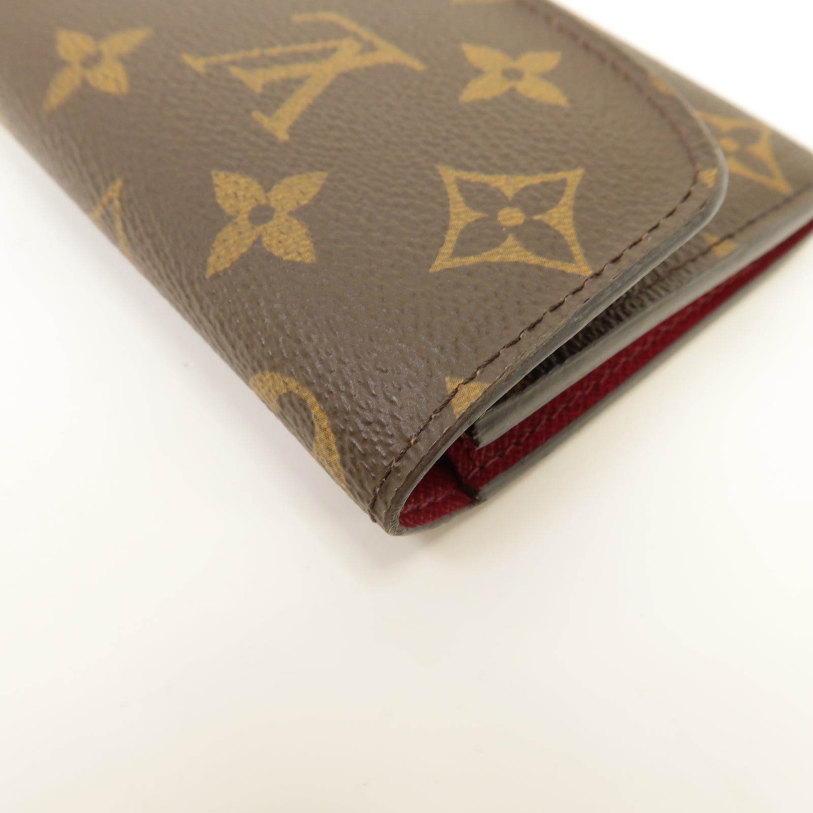 LOUIS VUITTON Monogram Emilie Wallet金扣長錢包棕色