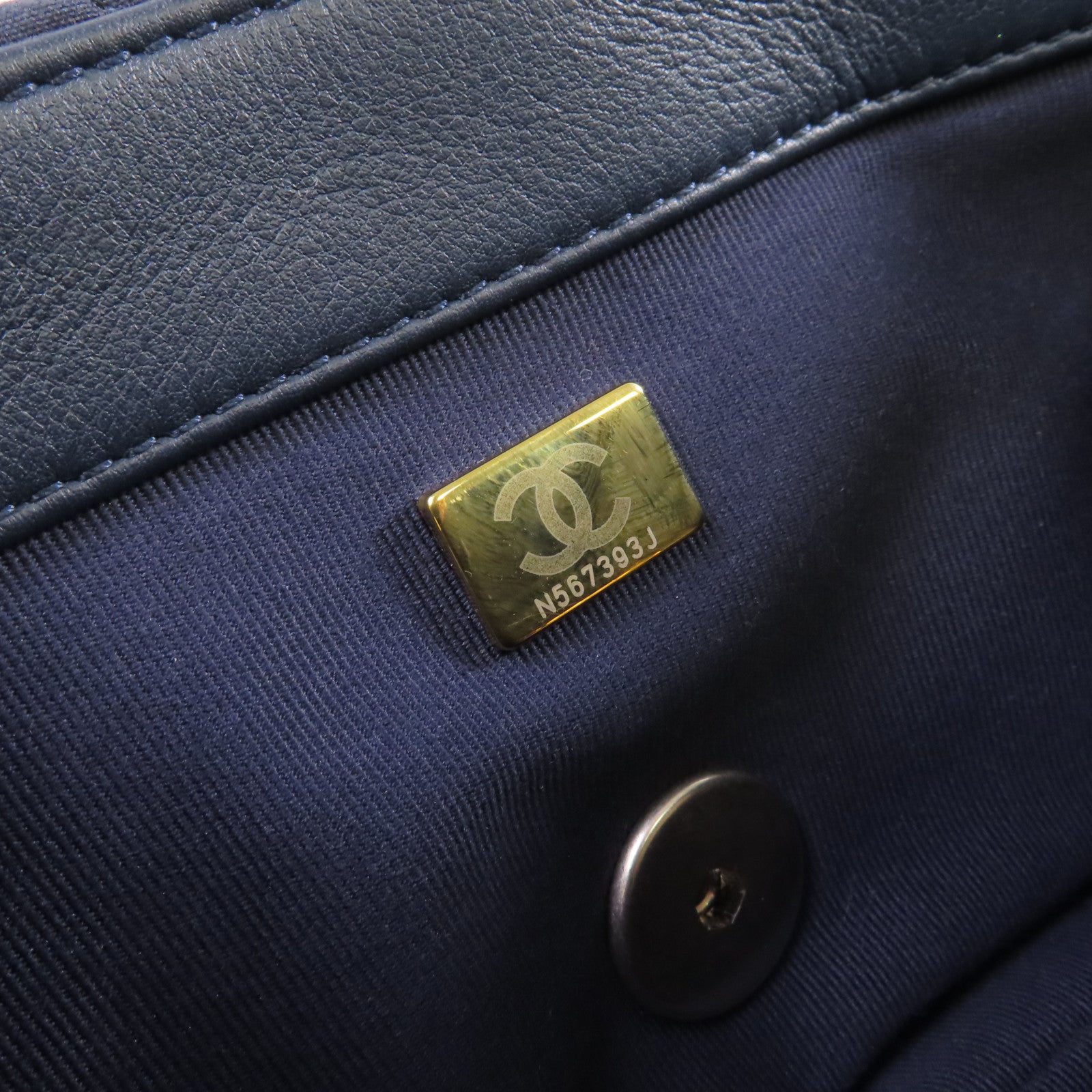 CHANEL 【激減優惠】菱格帆布Chanel 19 Chain Shoulder Bag鏈帶手挽肩背兩用袋寶藍色