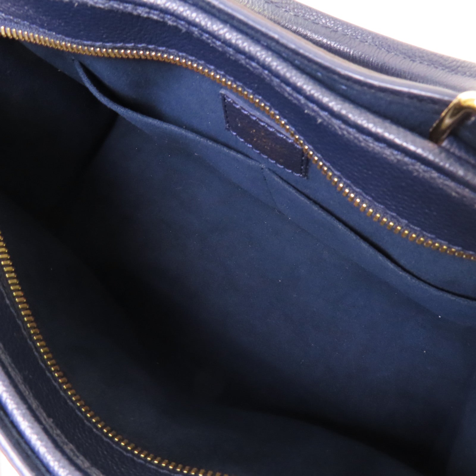 LOUIS VUITTON Monogram Popincourt PM 2Way Shoulder Bag金扣手挽肩背兩用袋啡色/寶藍色