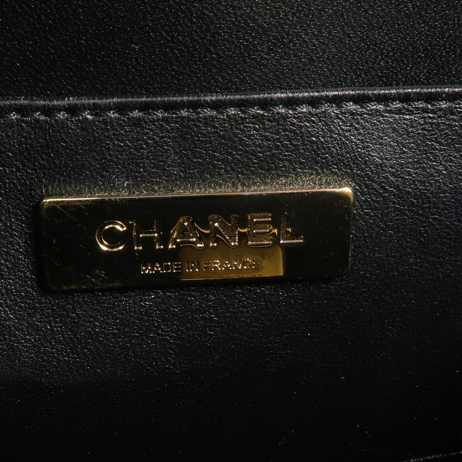 CHANEL 【激減優惠】牛皮皮革Vanity Case金扣手挽肩背兩用袋