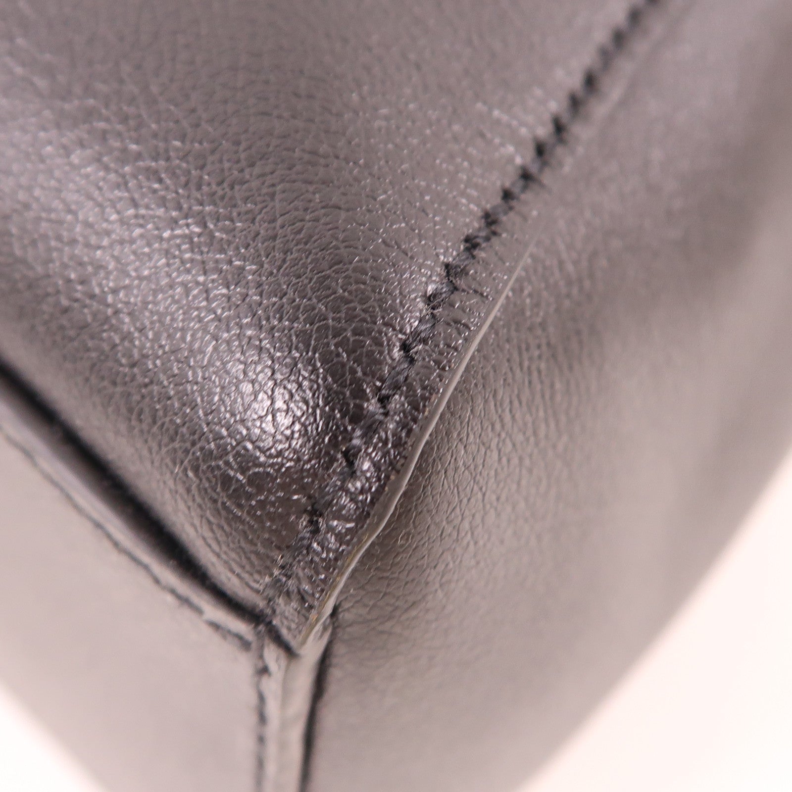 BALENCIAGA GHW Small Hourglass Tote Bag 2 Way Shoulder 810415 2ABE7/1000 Calf