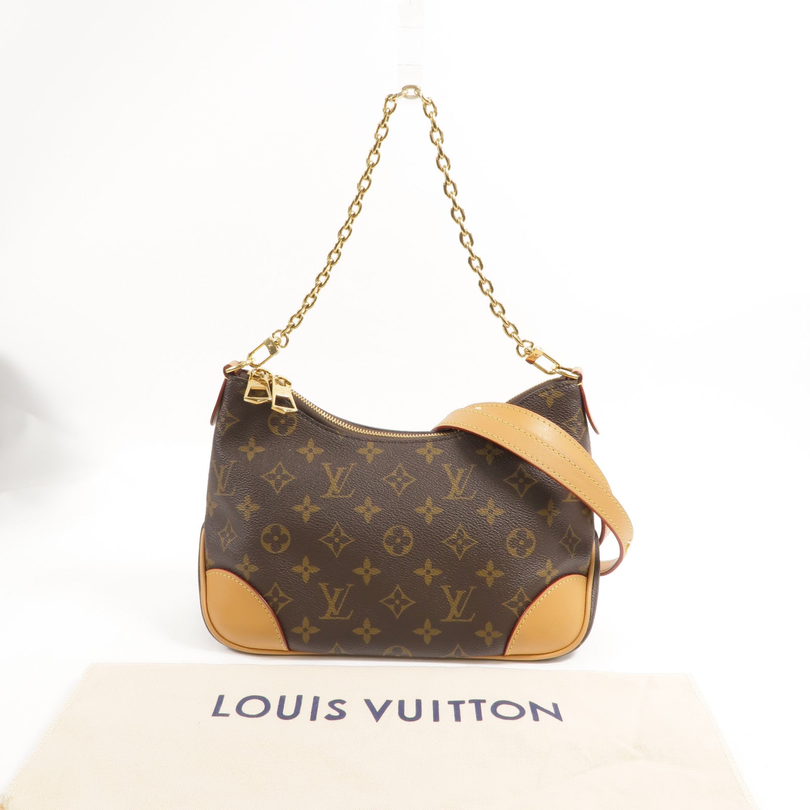 LOUIS VUITTON Monogram Boulogne PM手挽肩背兩用袋