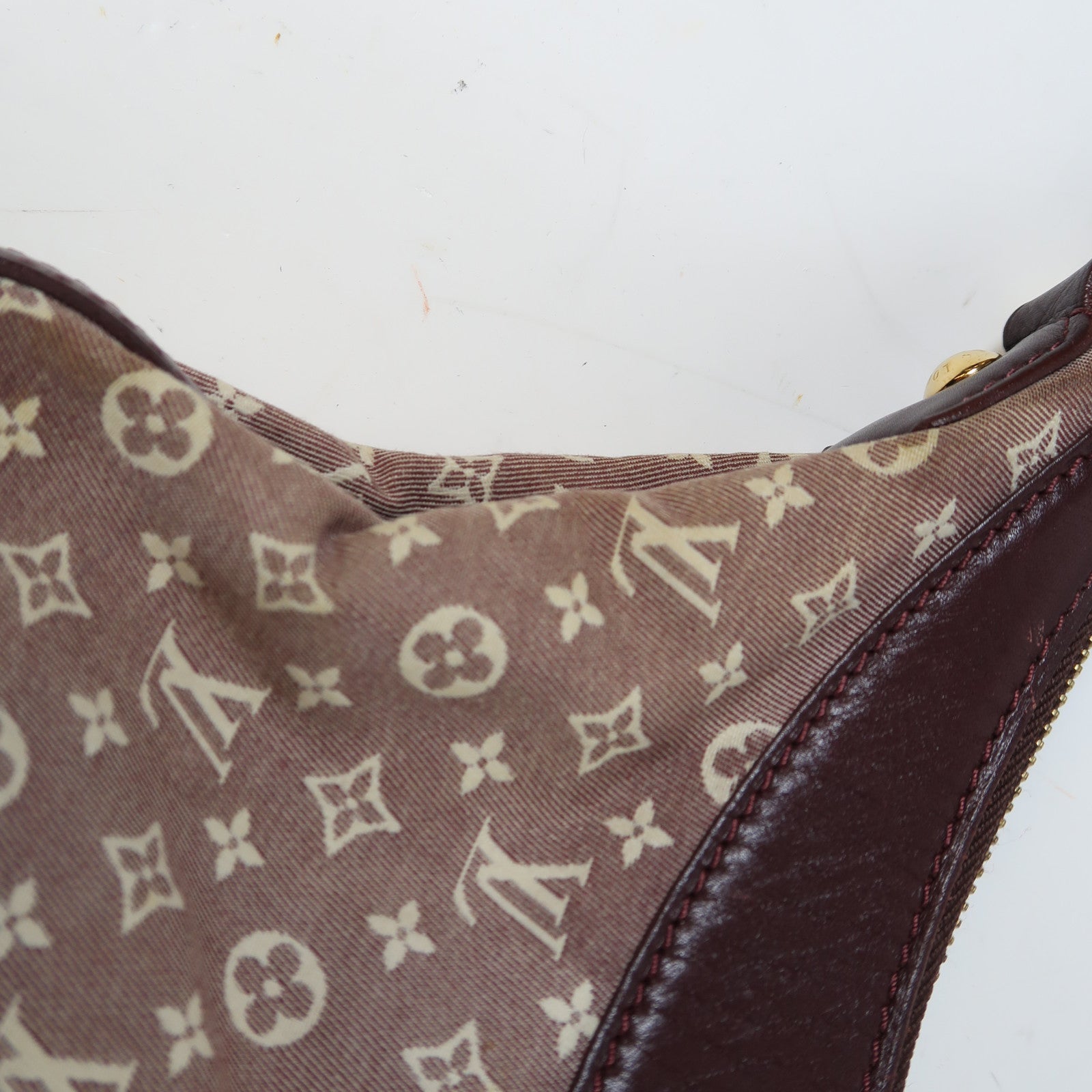 LOUIS VUITTON Monogram Idylle Rhapsody MM金扣肩背袋紅色