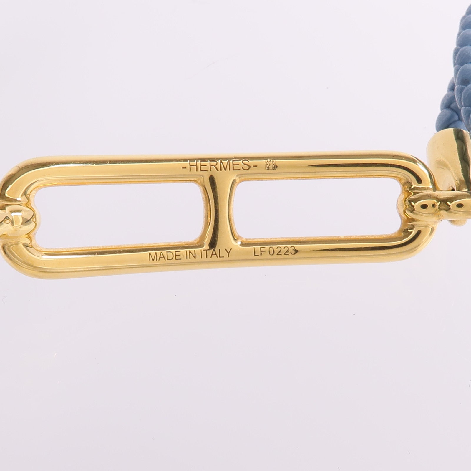 HERMES Swift皮革Roulis Double Tour金扣手帶手帶