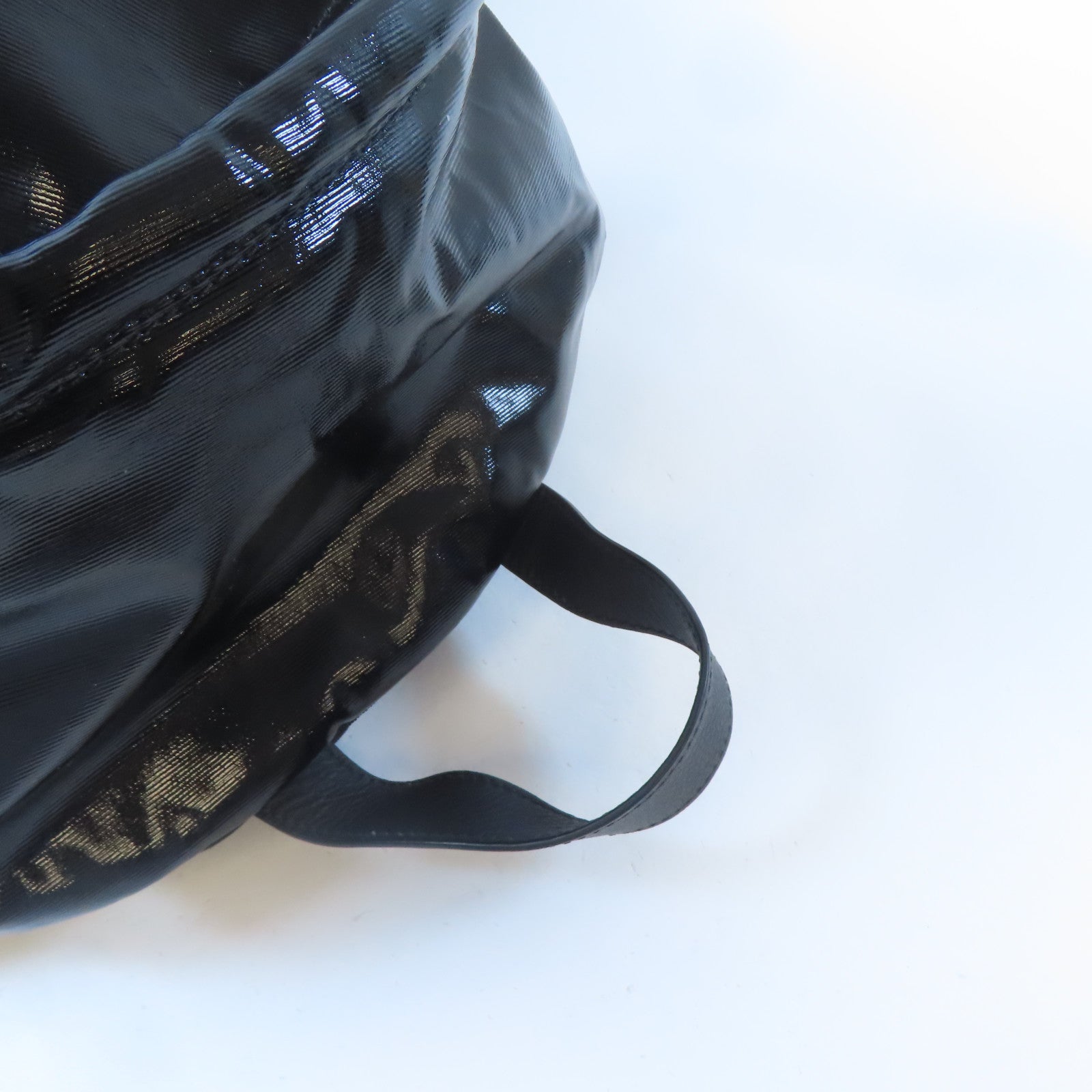GIVENCHY PVC Backpack銀扣背包黑色