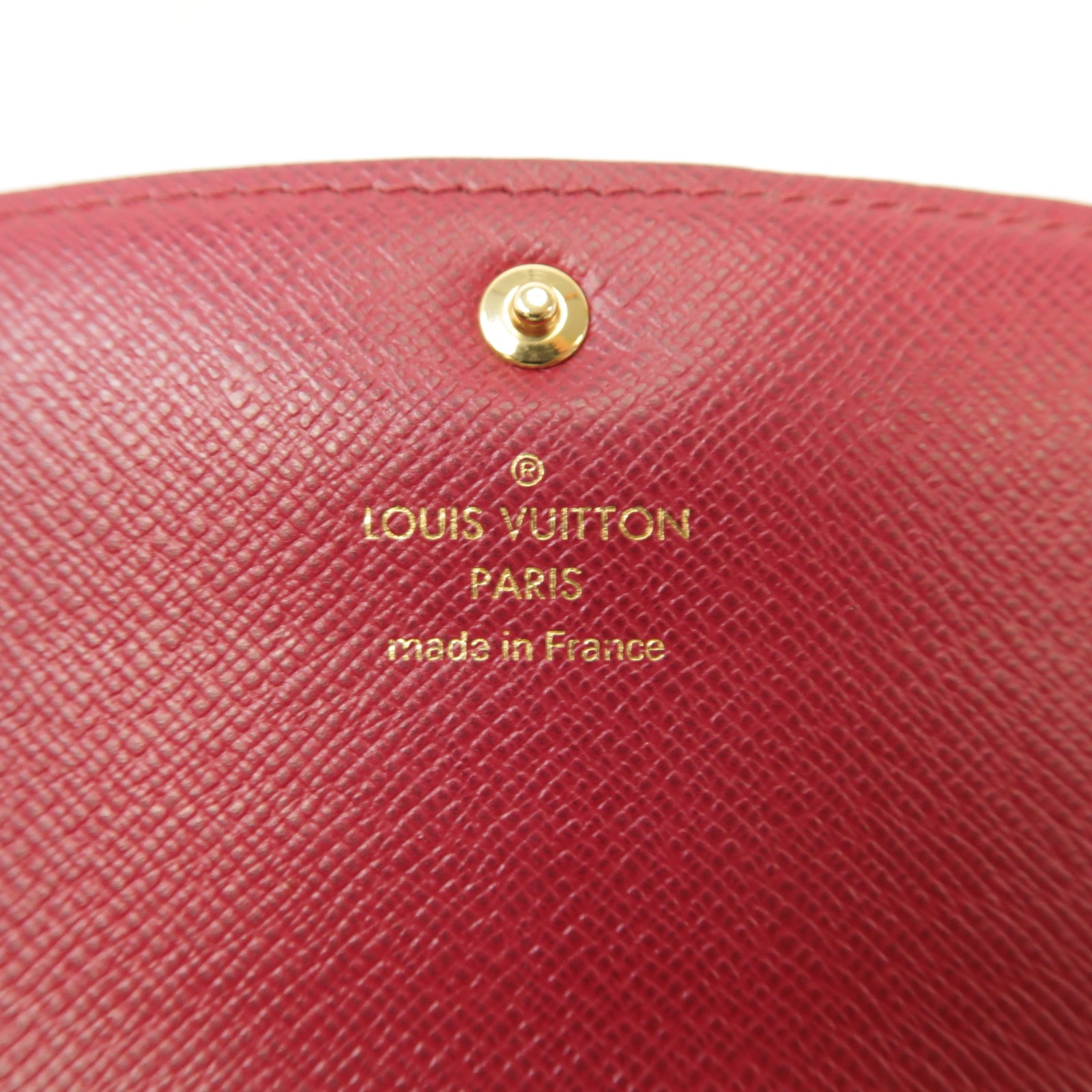 LOUIS VUITTON Monogram Emilie Wallet金扣長錢包棕色