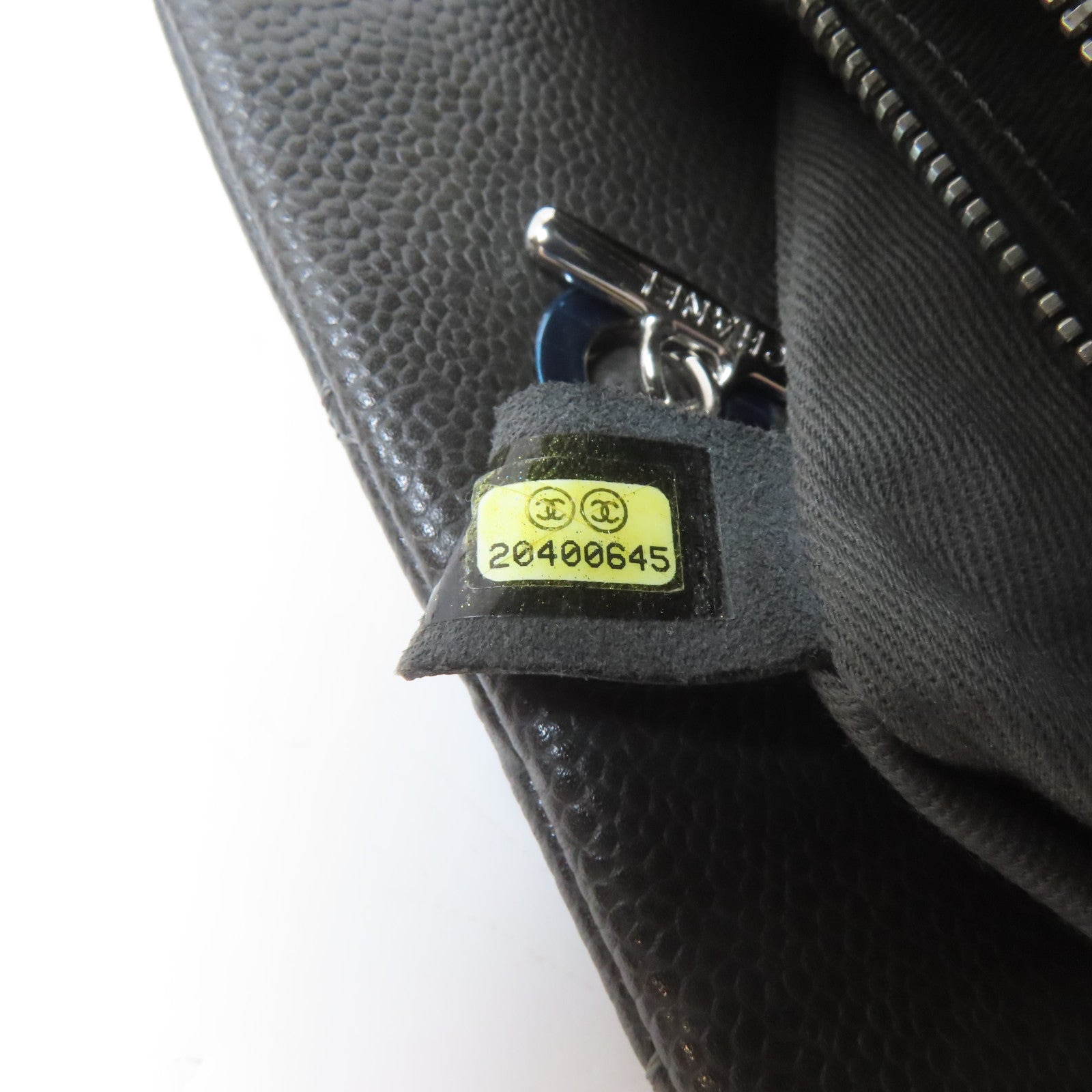 CHANEL 【激減優惠】菱格牛皮皮革Chain Shoulder Bag銀扣鏈帶肩背袋灰褐色