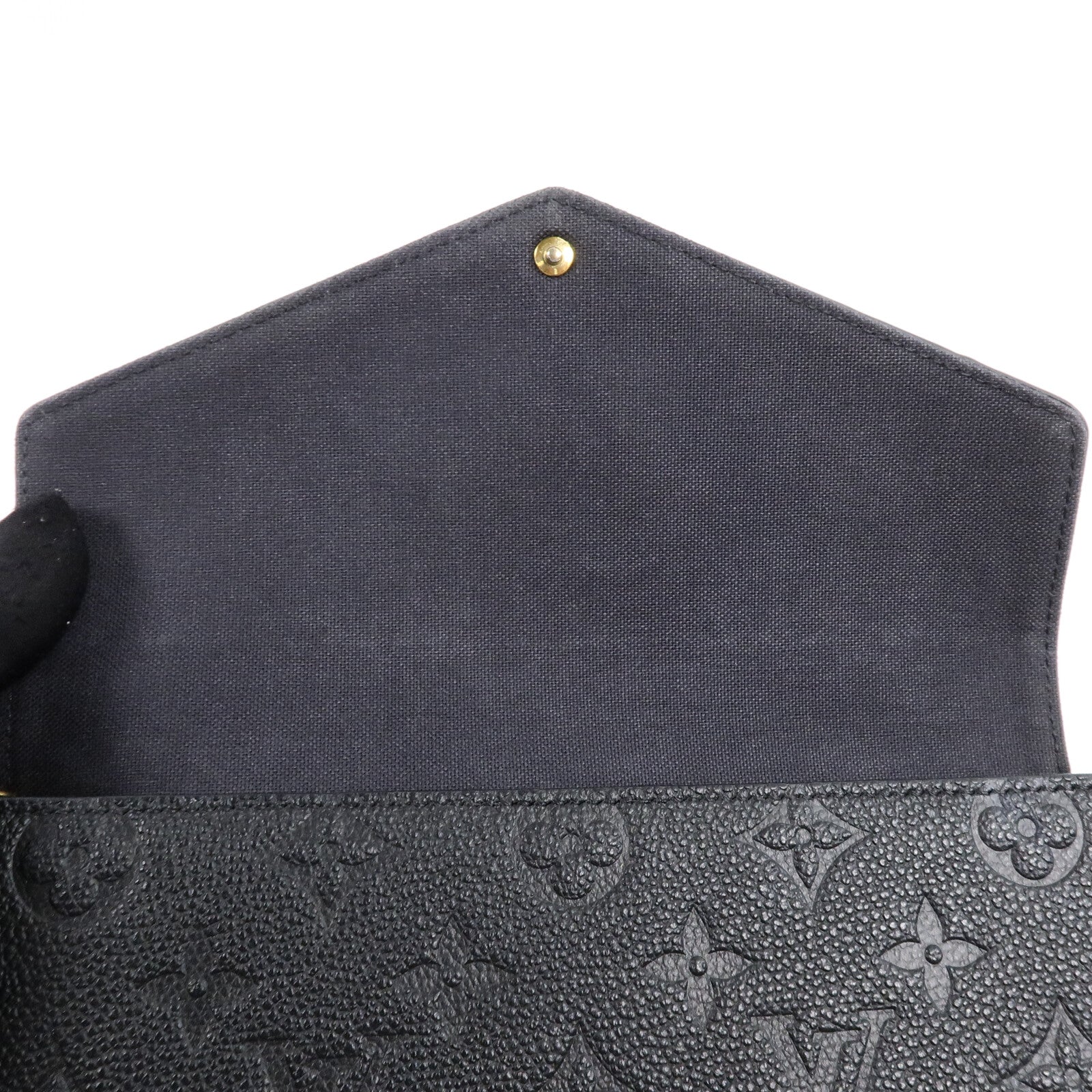 LOUIS VUITTON Monogram Empreinte Felicie Pochette鏈帶肩背袋