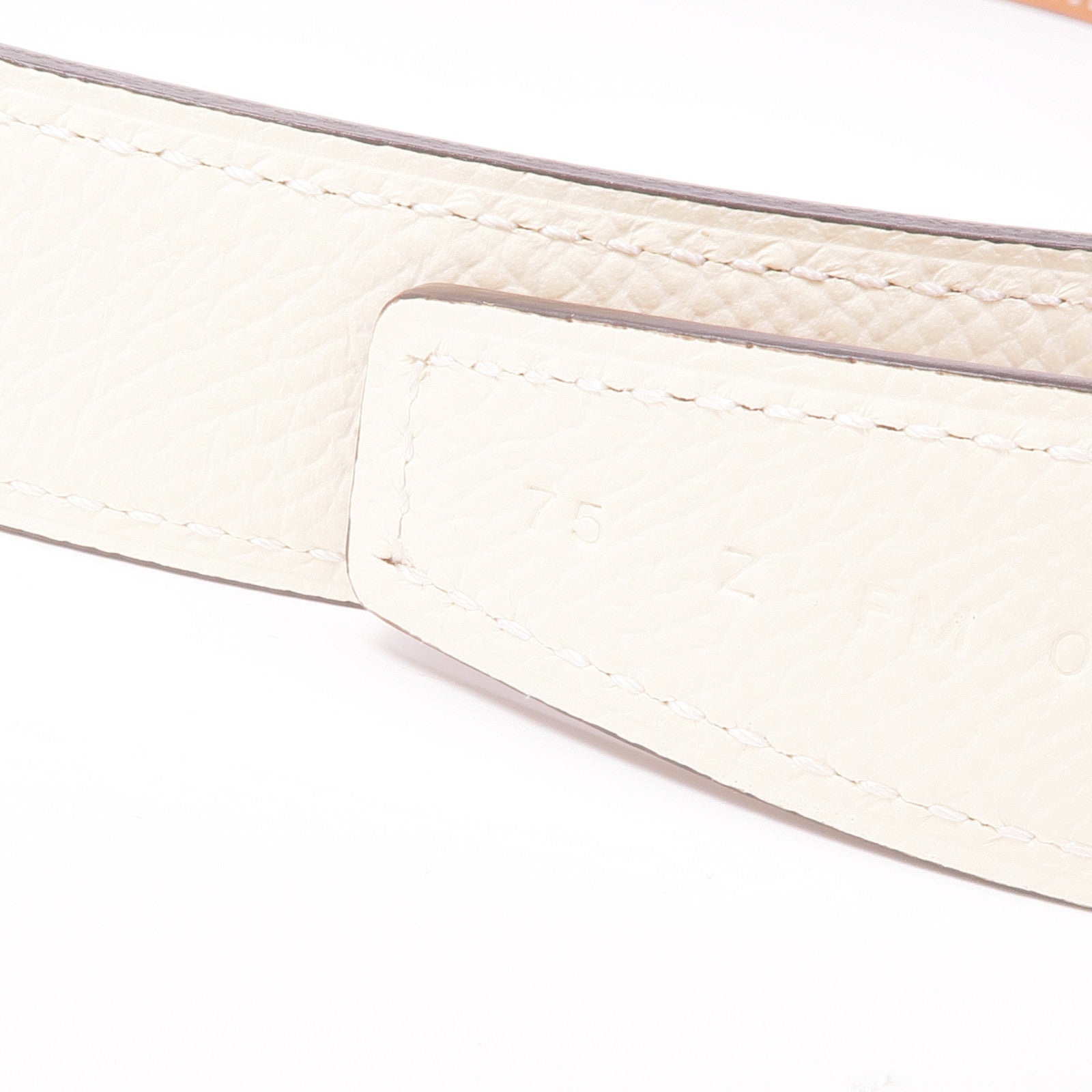 HERMES Epsom皮革Belt金扣皮帶