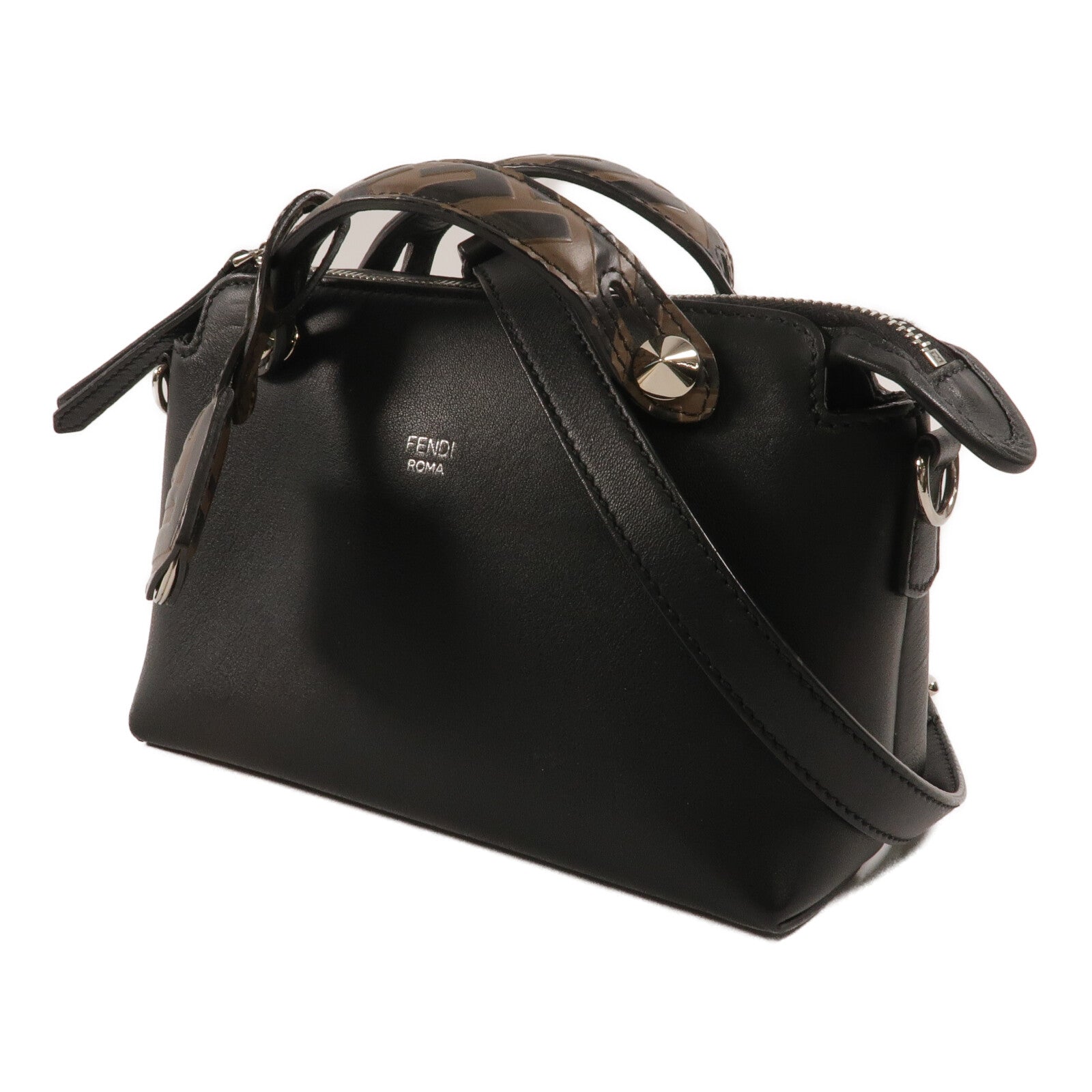 FENDI 牛皮皮革By The Way Mini手挽肩背兩用袋