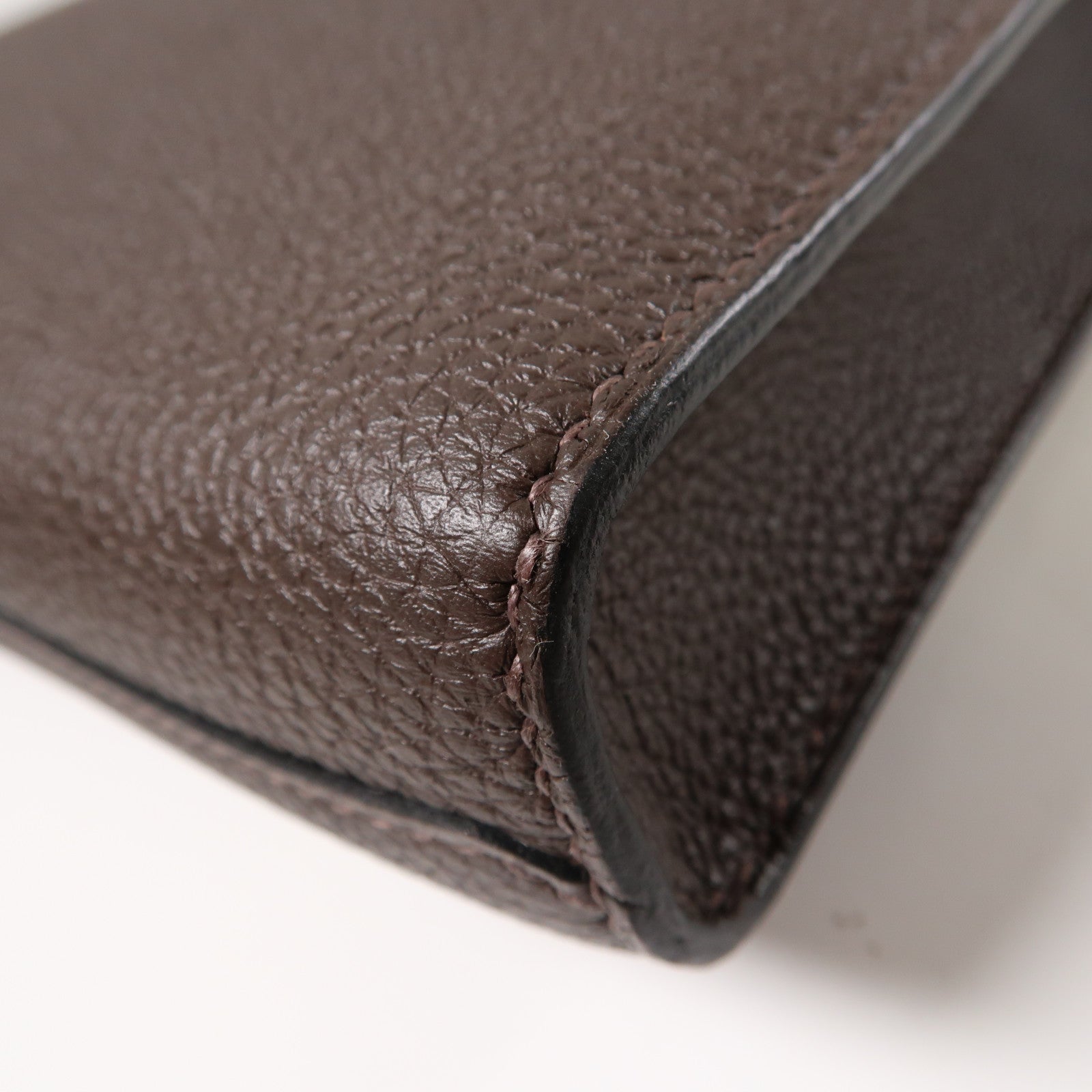 HERMES Togo皮革Sac A Depeches Messenger 29銀扣肩背袋啡色