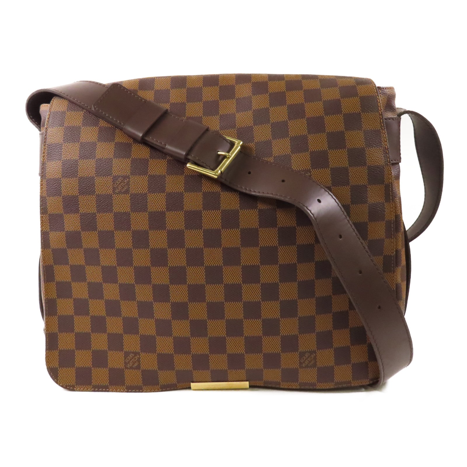 LOUIS VUITTON Damier Bastille金扣肩背袋