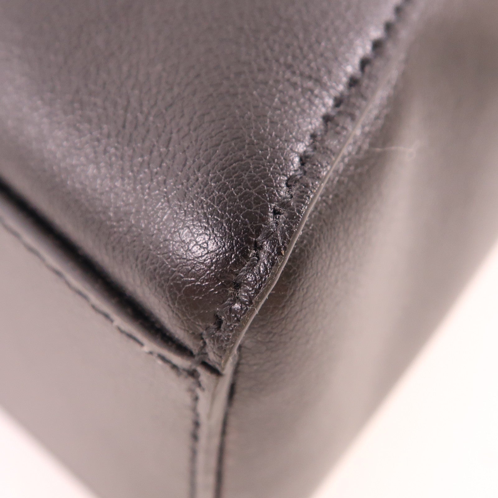 BALENCIAGA GHW Small Hourglass Tote Bag 2 Way Shoulder 810415 2ABE7/1000 Calf