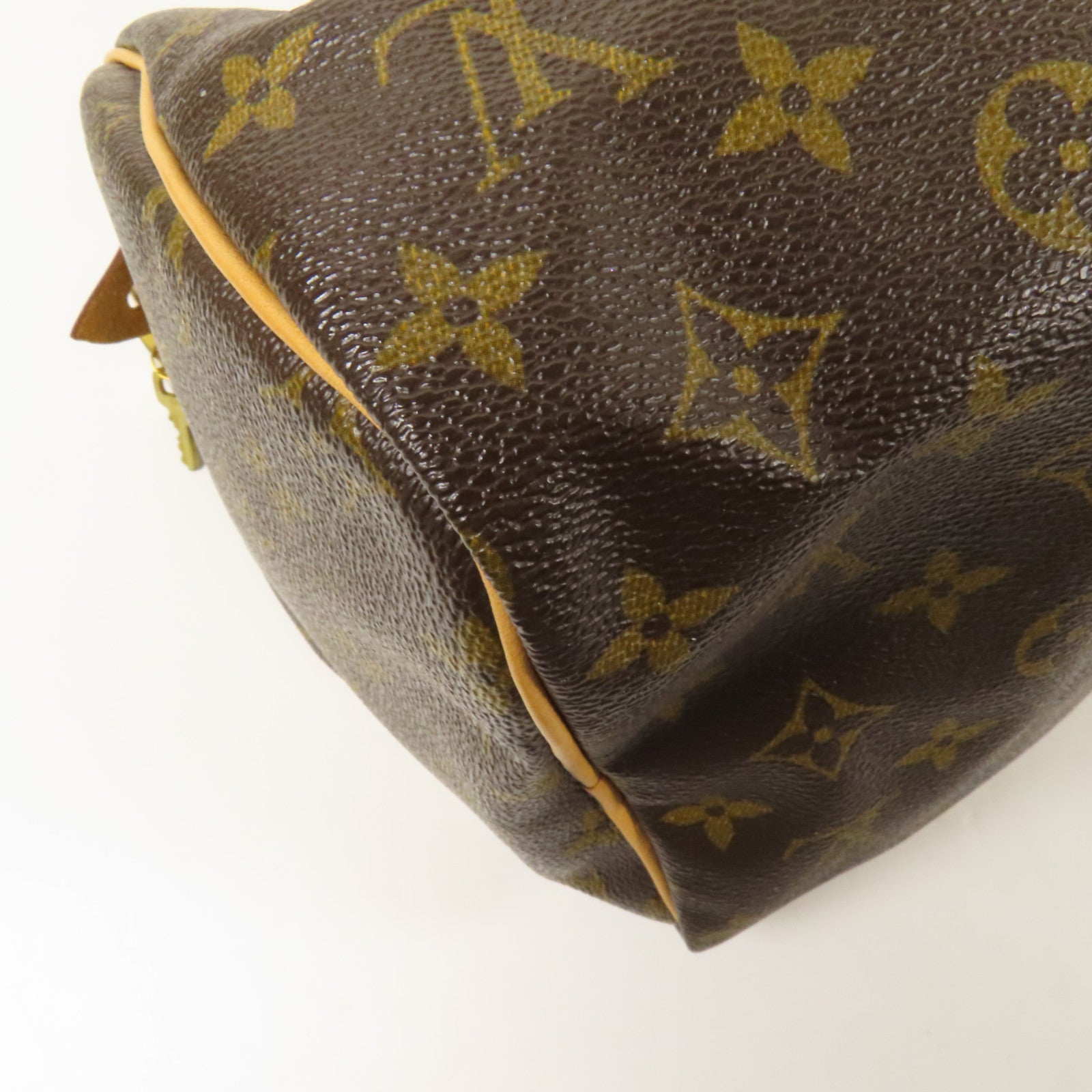 LOUIS VUITTON Monogram Speedy 30金扣手挽袋