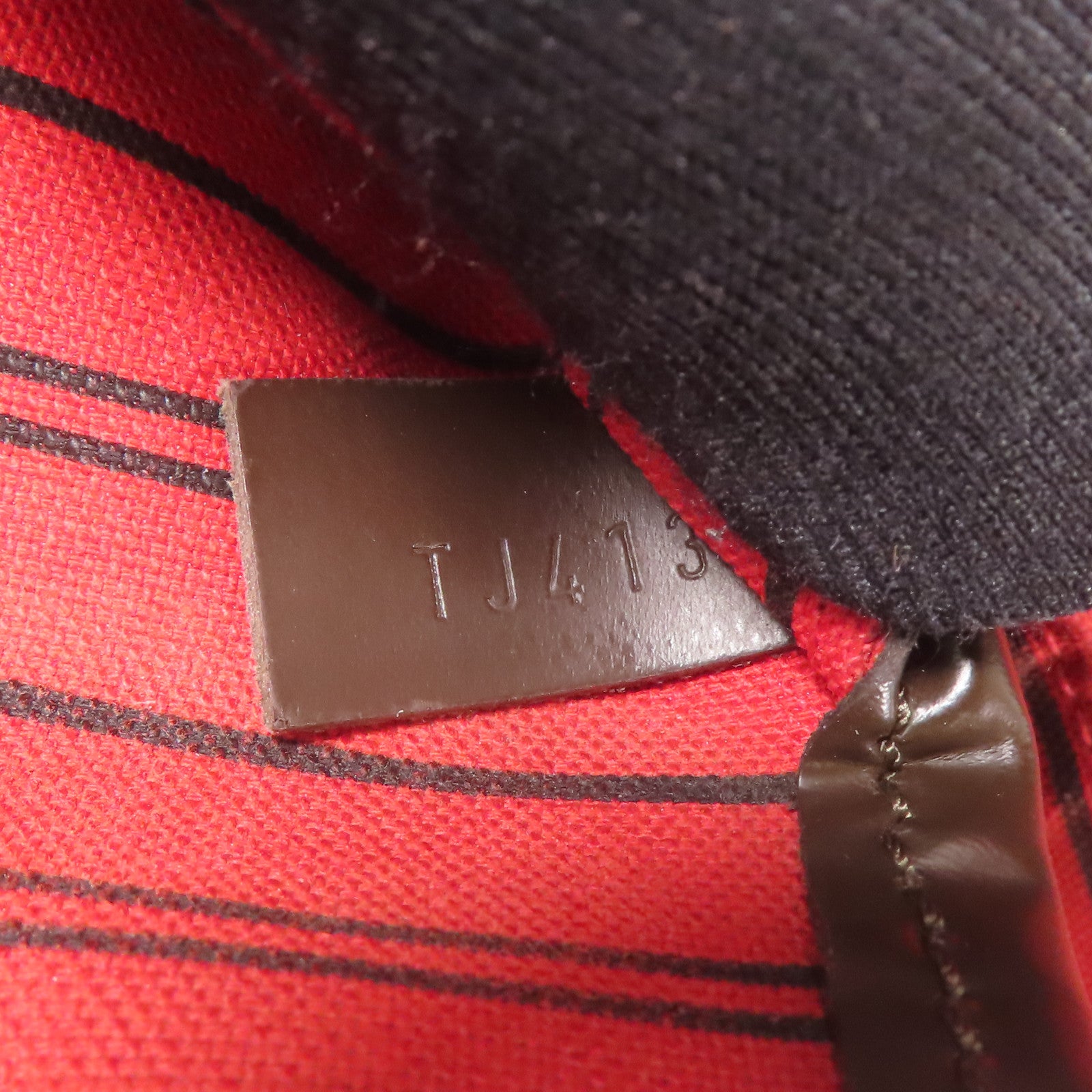 LOUIS VUITTON Damier Neverfull MM金扣肩背袋